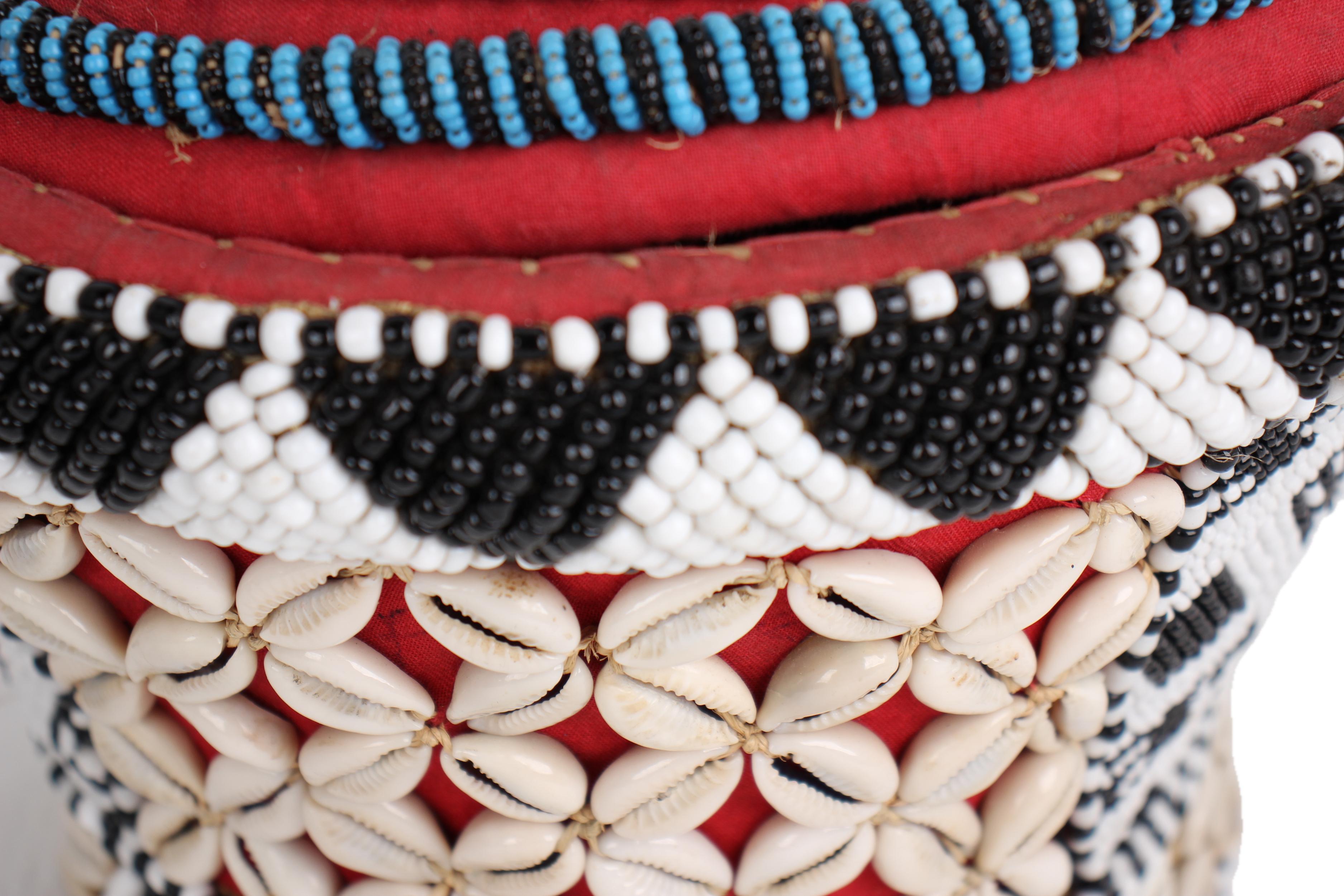 Kuba/Bakuba Tribe Beaded Artifacts ~9.1" Tall - New 2025 - Beaded Artifacts