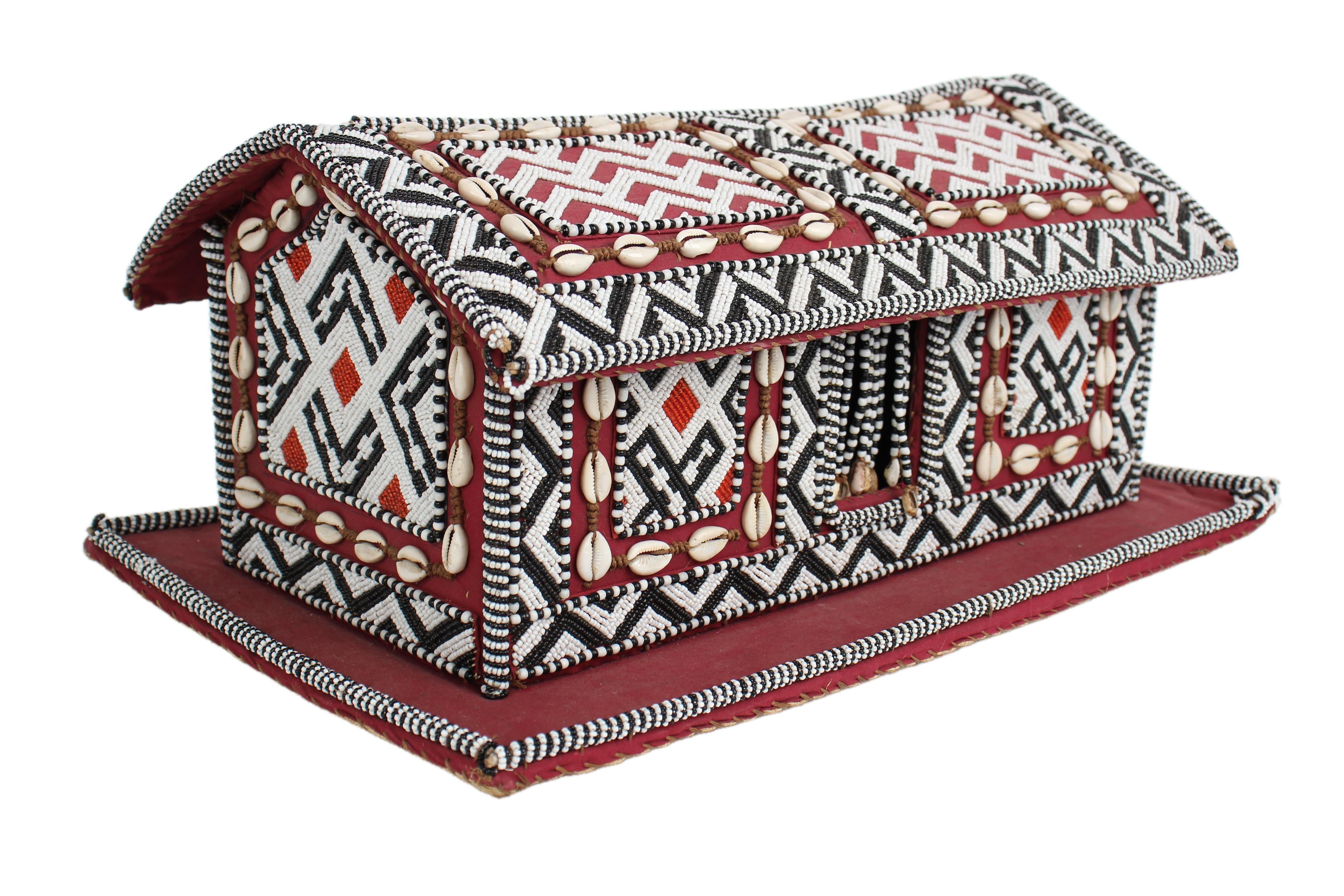 Kuba/Bakuba Tribe Beaded Artifacts ~7.9" Tall - New 2025 - Beaded Artifacts