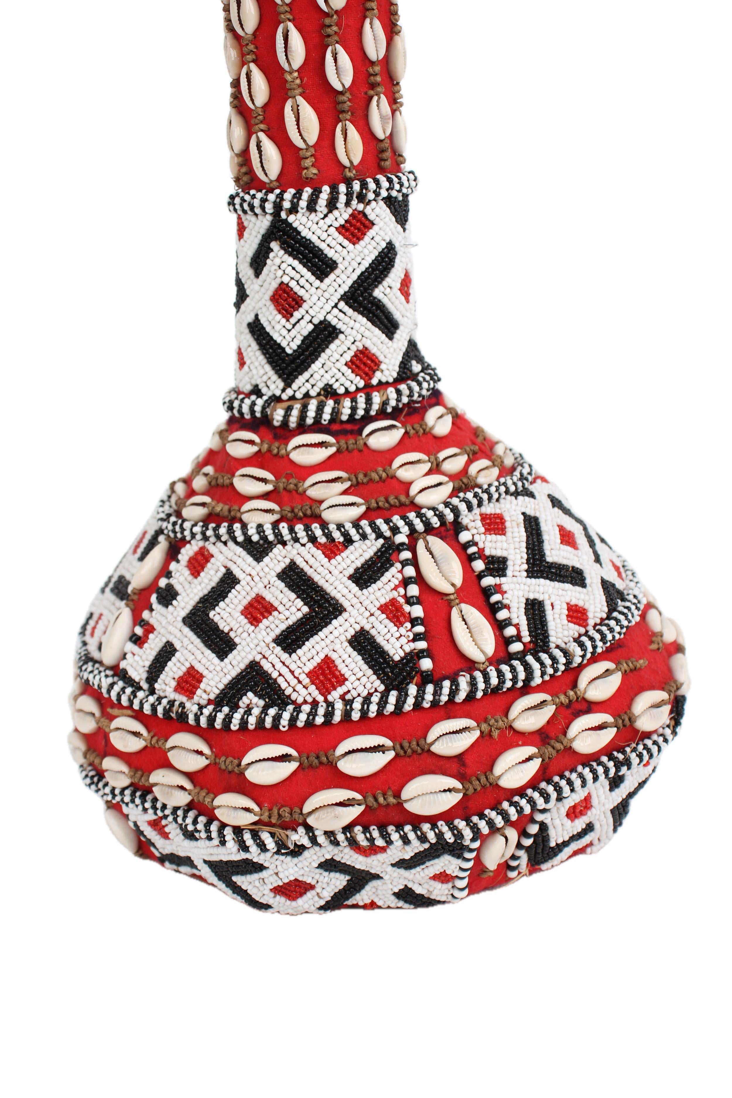 Kuba/Bakuba Tribe Beaded Artifacts ~20.9" Tall - New 2025