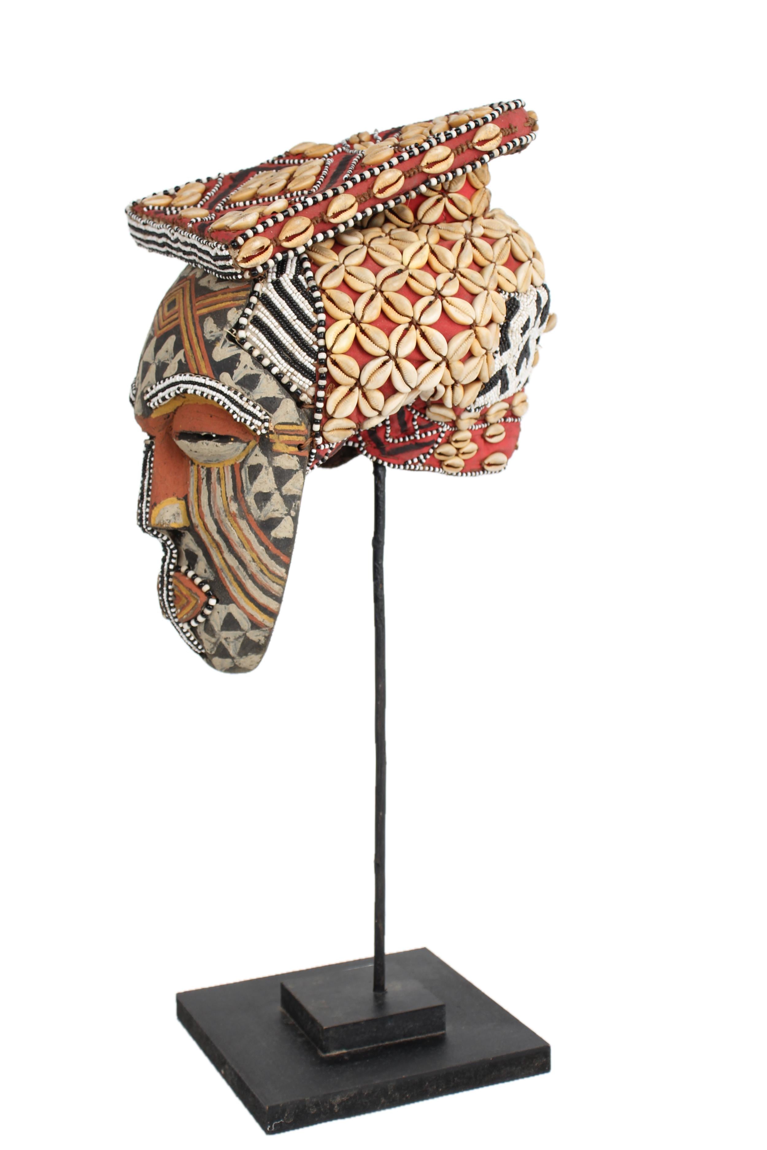 Kuba/Bakuba Tribe Mask ~24.4" Tall - New 2025