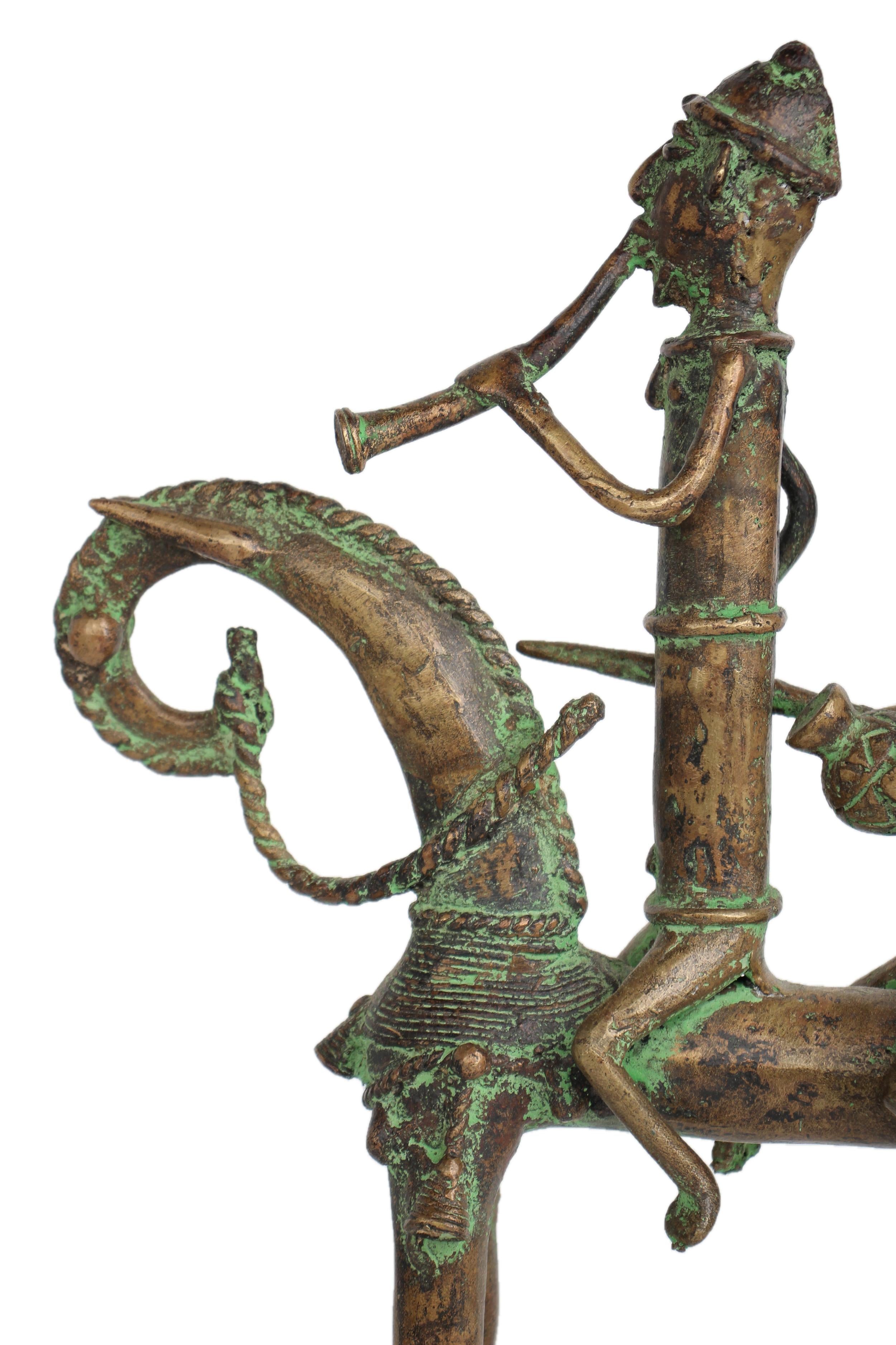 Sao/Kotoko Tribe Bronze Horsemen ~17.3" Tall - New 2025 - West African Artifacts