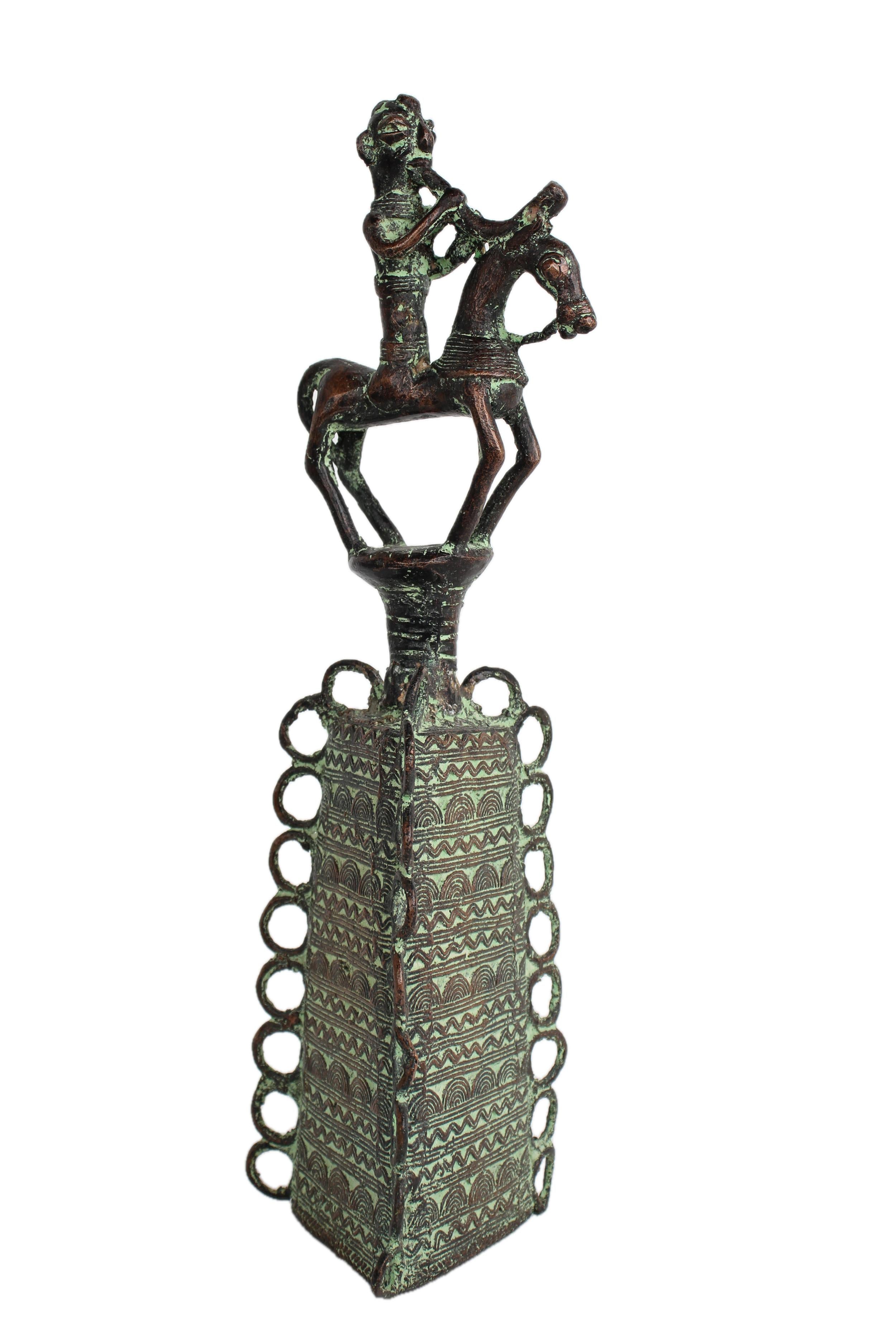 Sao/Kotoko Tribe Bronze Bell ~15.4" Tall - New 2025