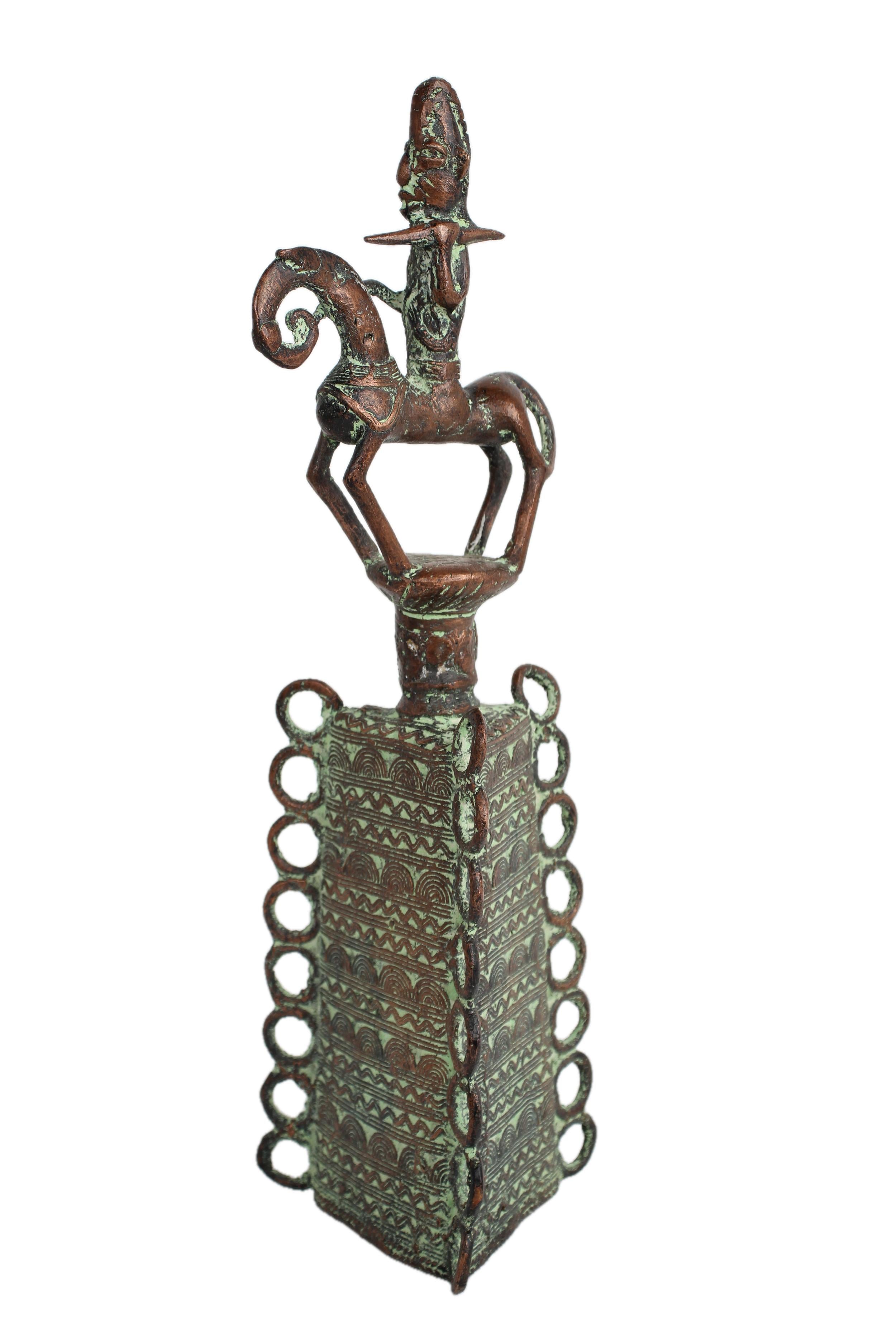 Sao/Kotoko Tribe Bronze Bell ~15.7" Tall - New 2025