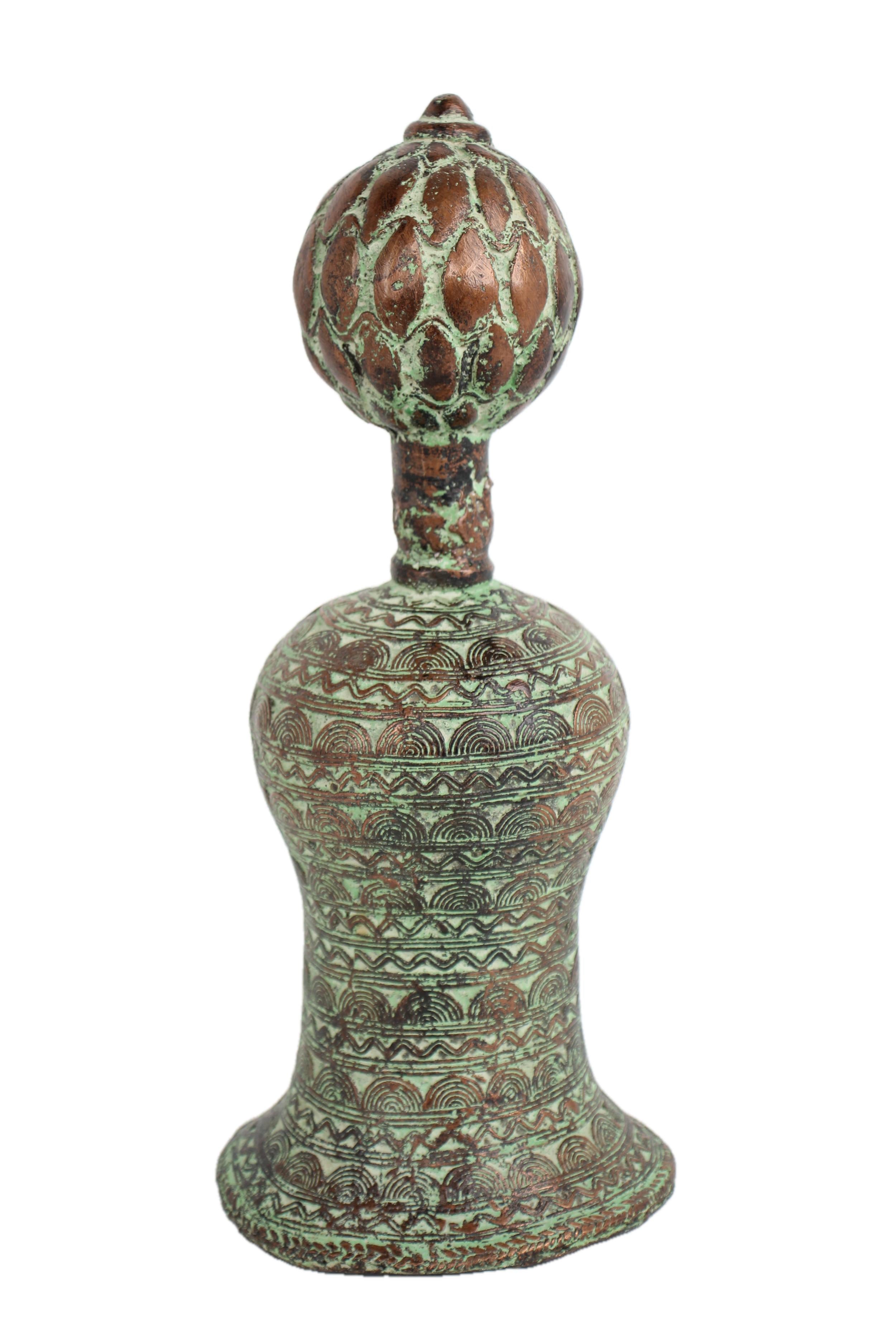 Sao/Kotoko Tribe Bronze Bell ~13.0" Tall - New 2025