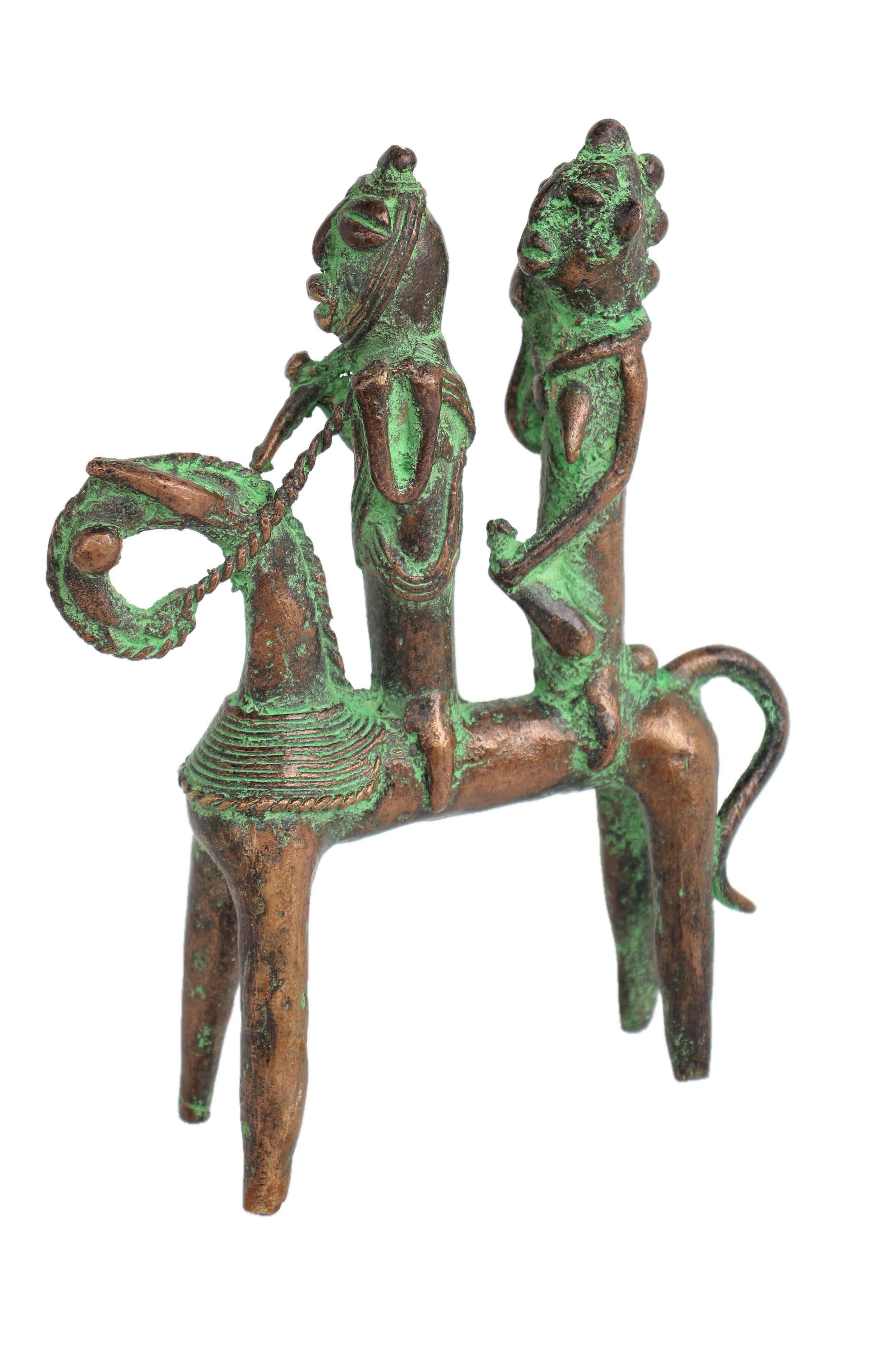 Sao/Kotoko Tribe Bronze Horsemen ~9.1" Tall - New 2025