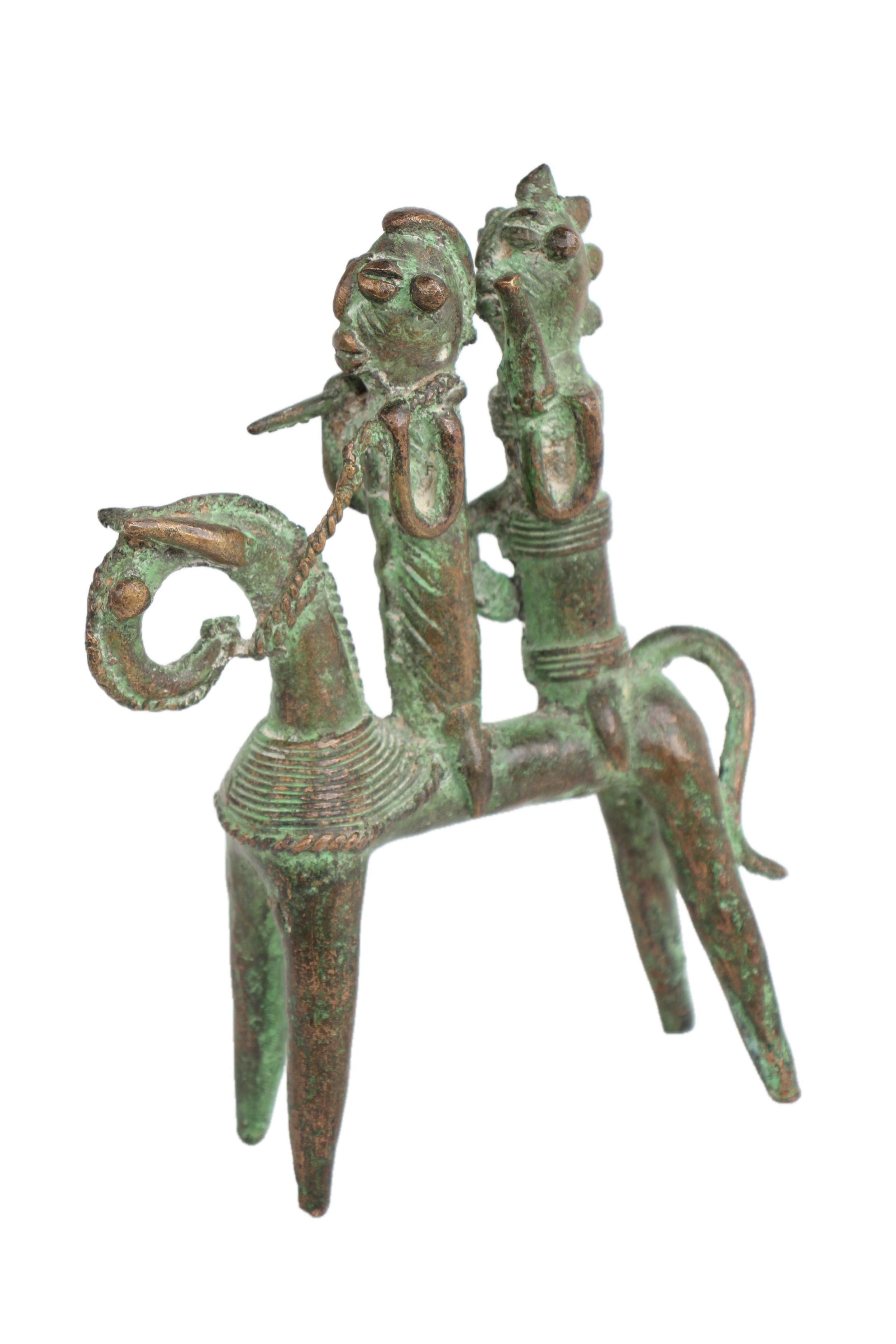 Sao/Kotoko Tribe Bronze Horsemen ~9.1" Tall - New 2025