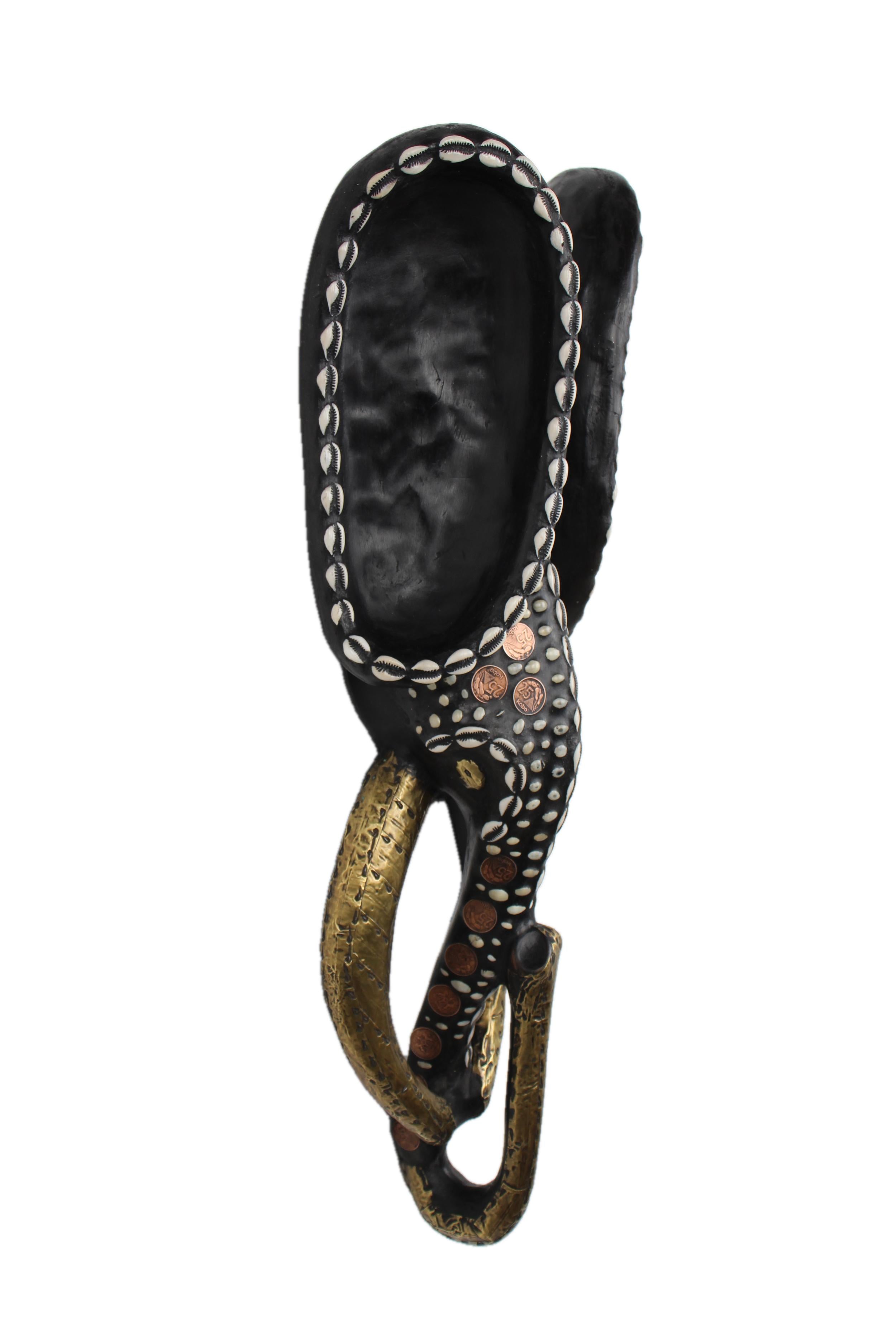 Babanki Tribe Elephant Mask ~27.2" Tall - New 2025 - West African Artifacts