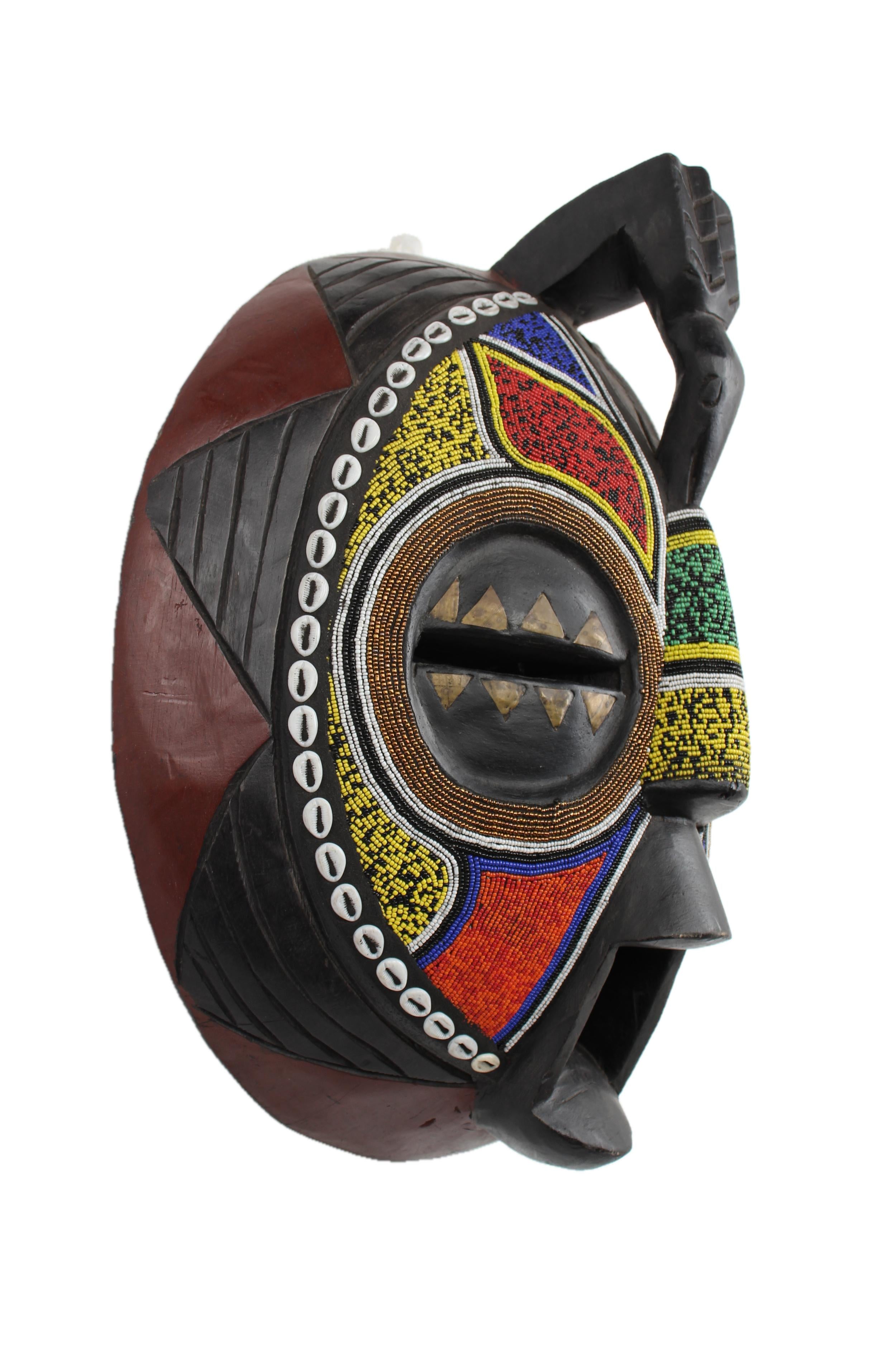 Ashanti Tribe Mask ~20.1" Tall - New 2025 - West African Artifacts