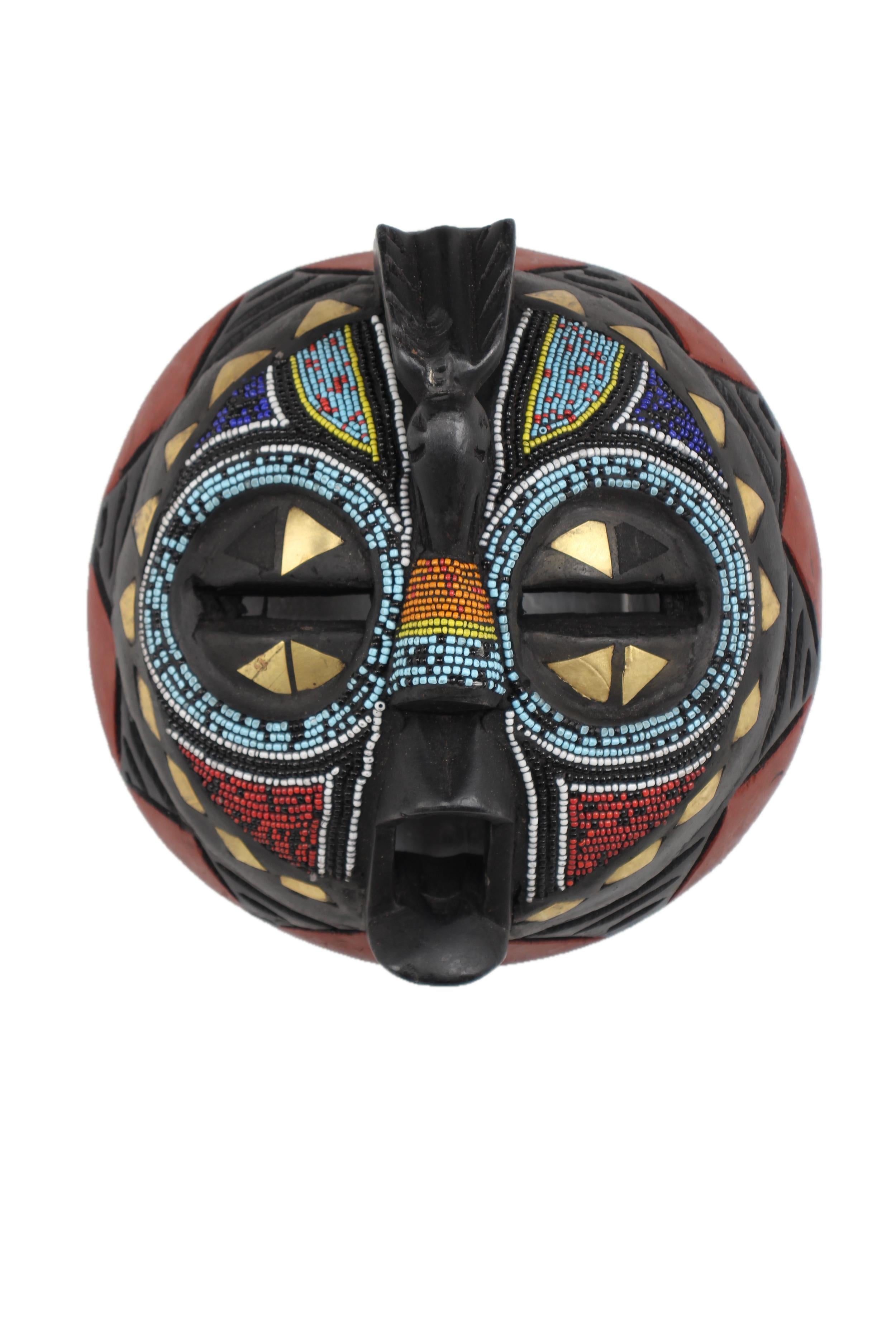 Ashanti Tribe Mask ~9.8" Tall - New 2025