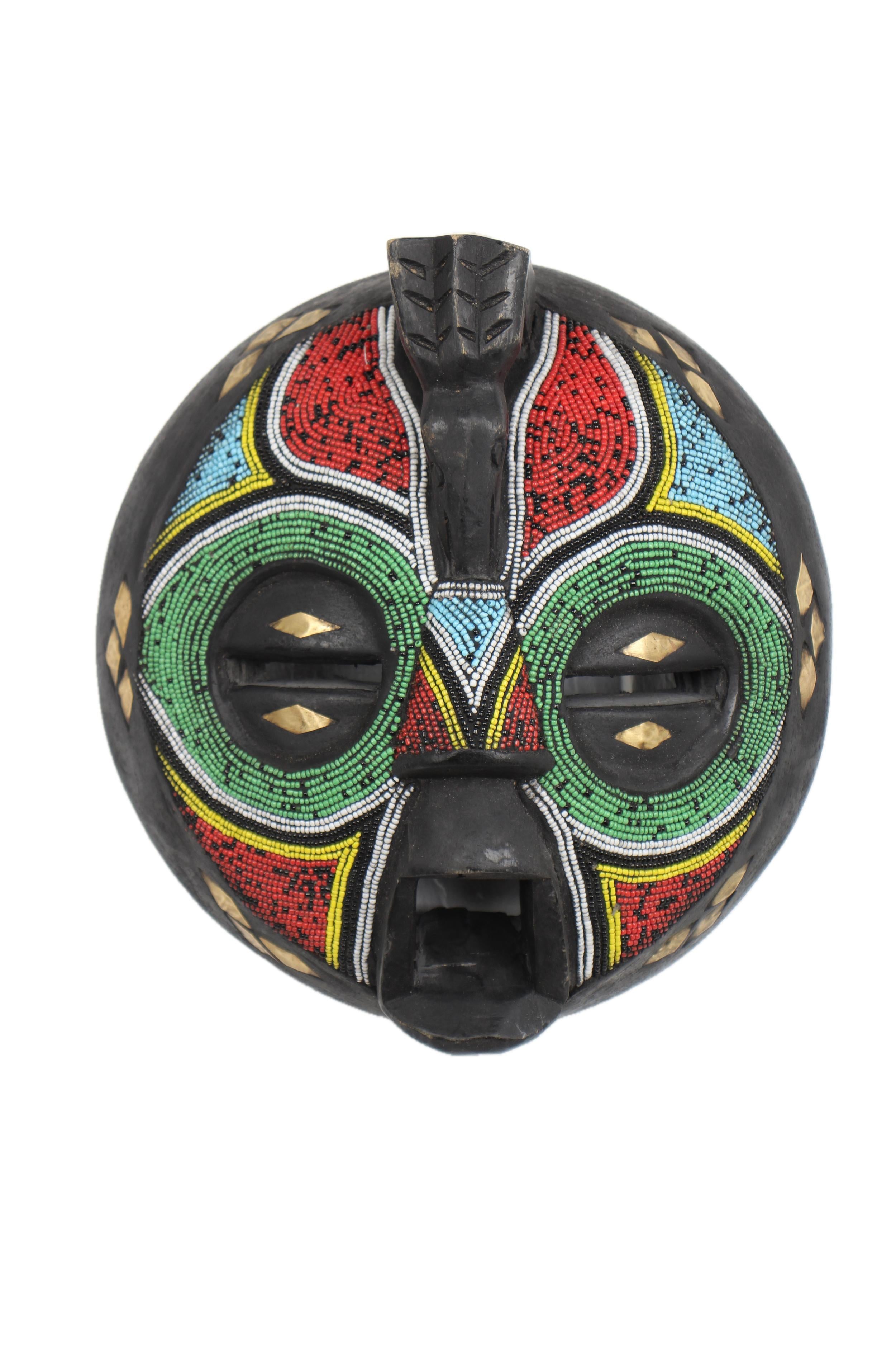 Ashanti Tribe Mask ~9.8" Tall - New 2025