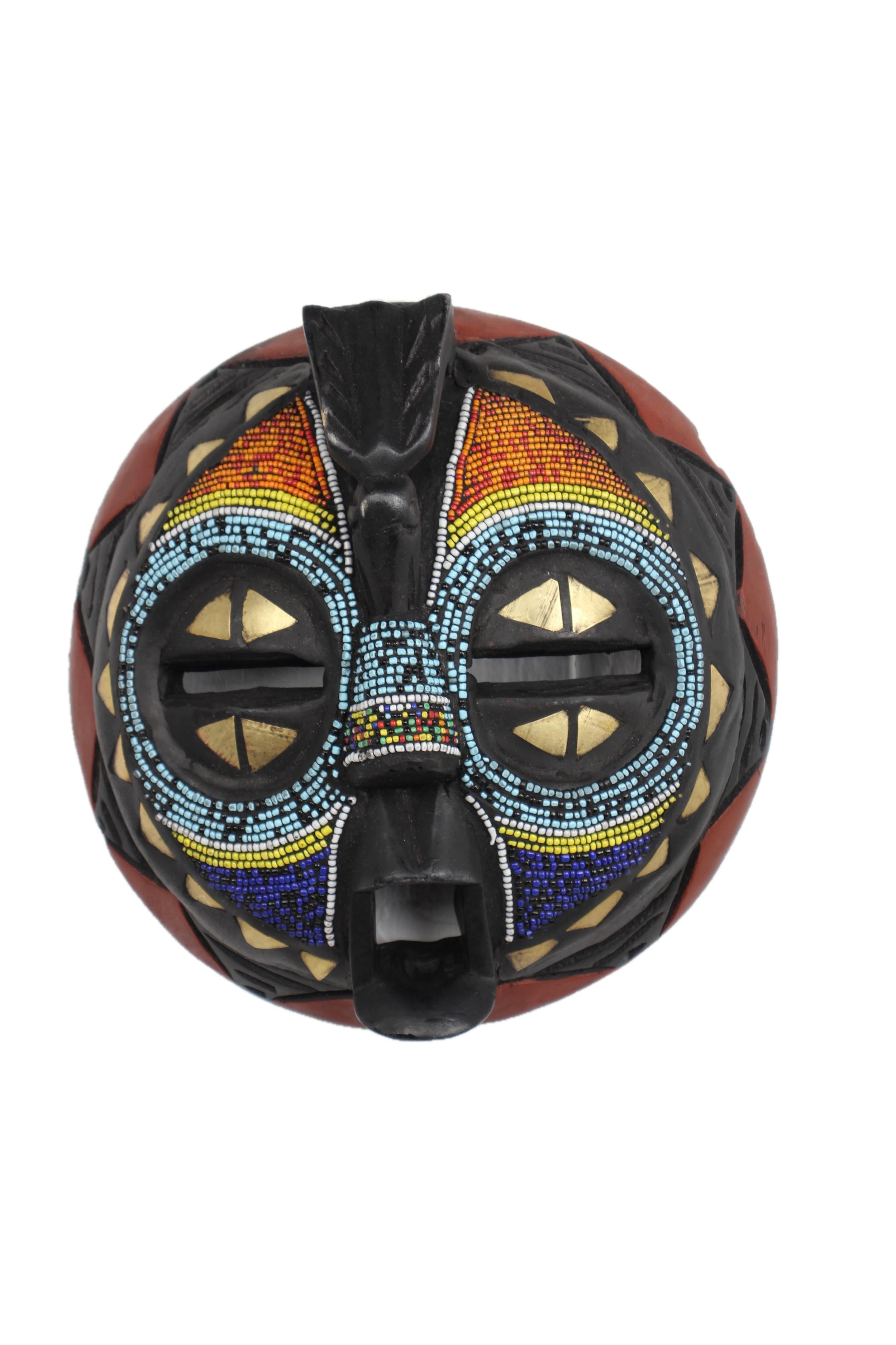 Ashanti Tribe Mask ~9.8" Tall - New 2025