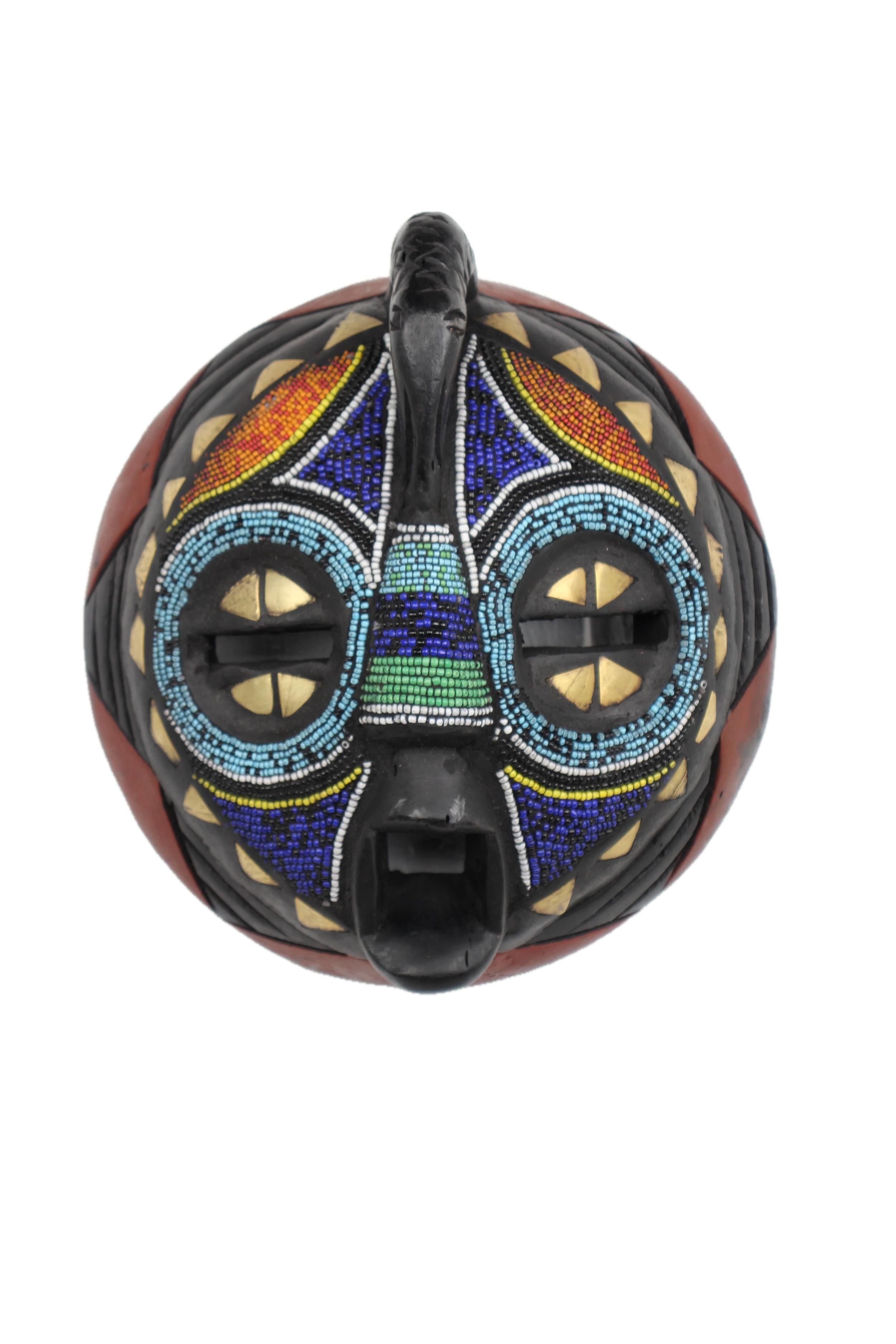 Ashanti Tribe Mask ~9.8" Tall - New 2025