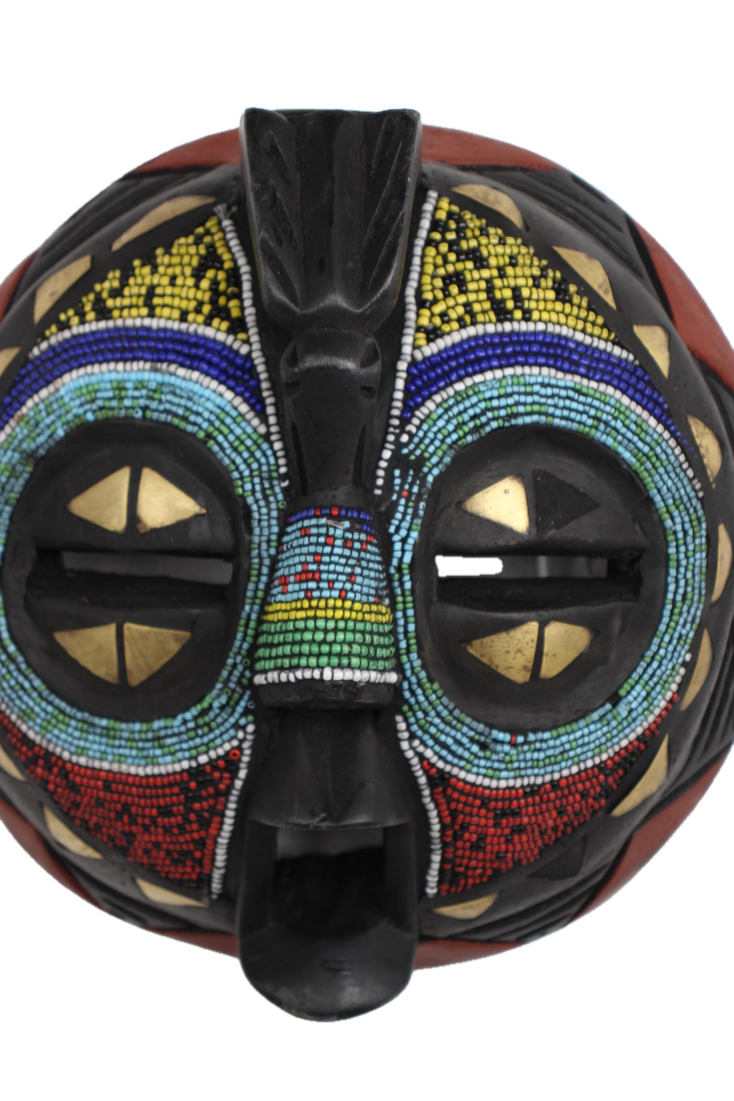 Ashanti Tribe Mask ~9.8" Tall - New 2025