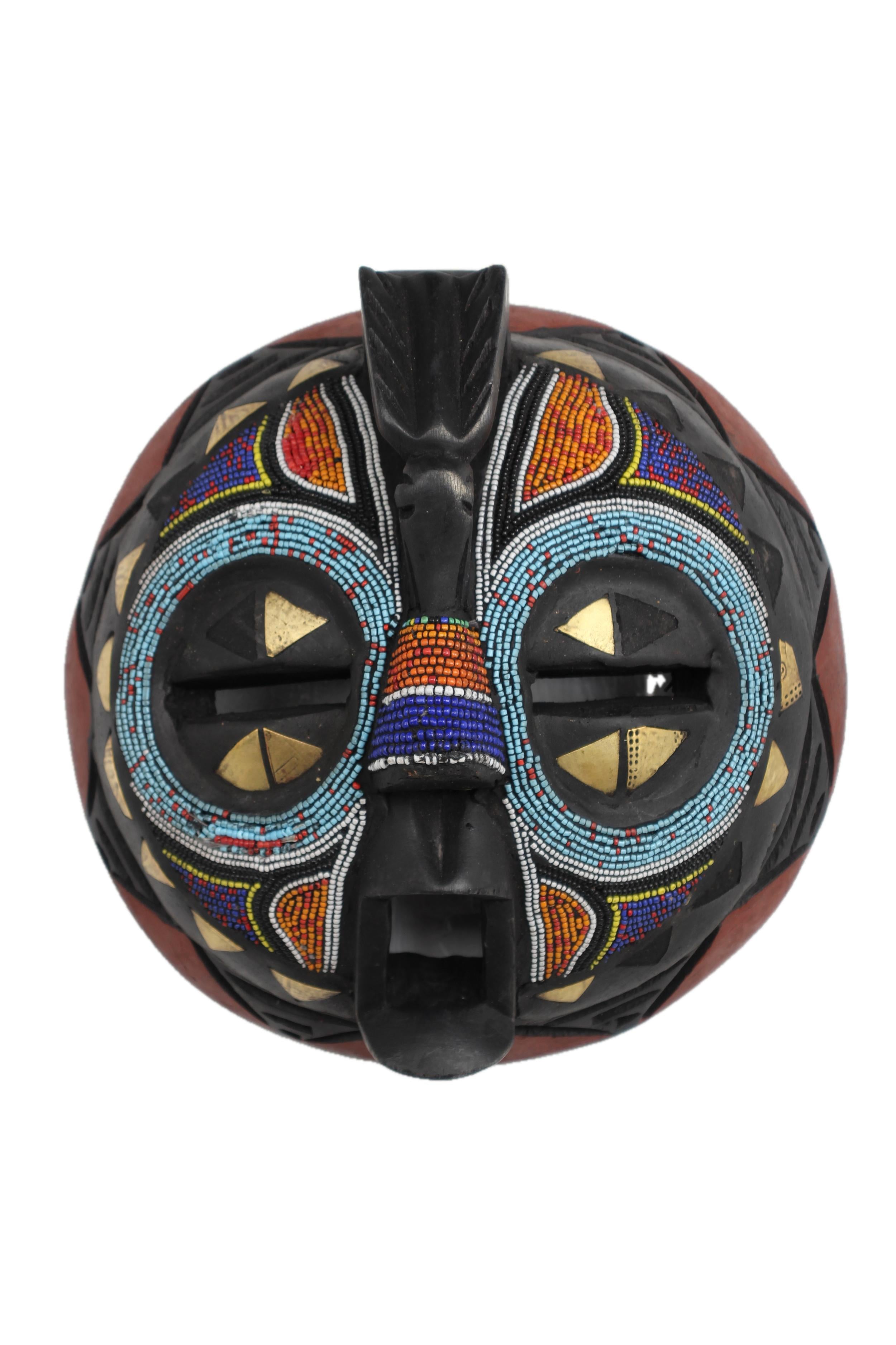 Ashanti Tribe Mask ~9.8" Tall - New 2025