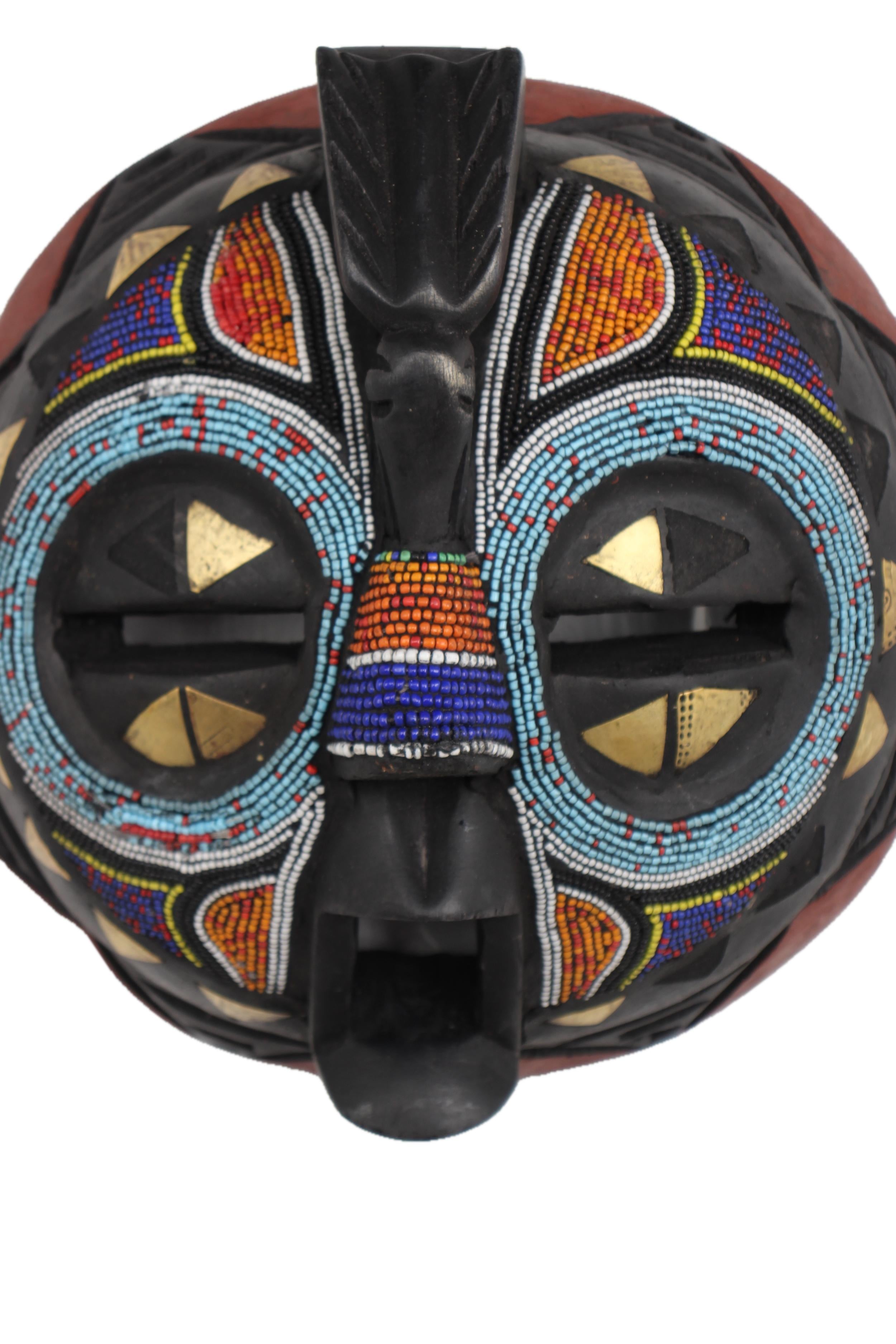Ashanti Tribe Mask ~9.8" Tall - New 2025