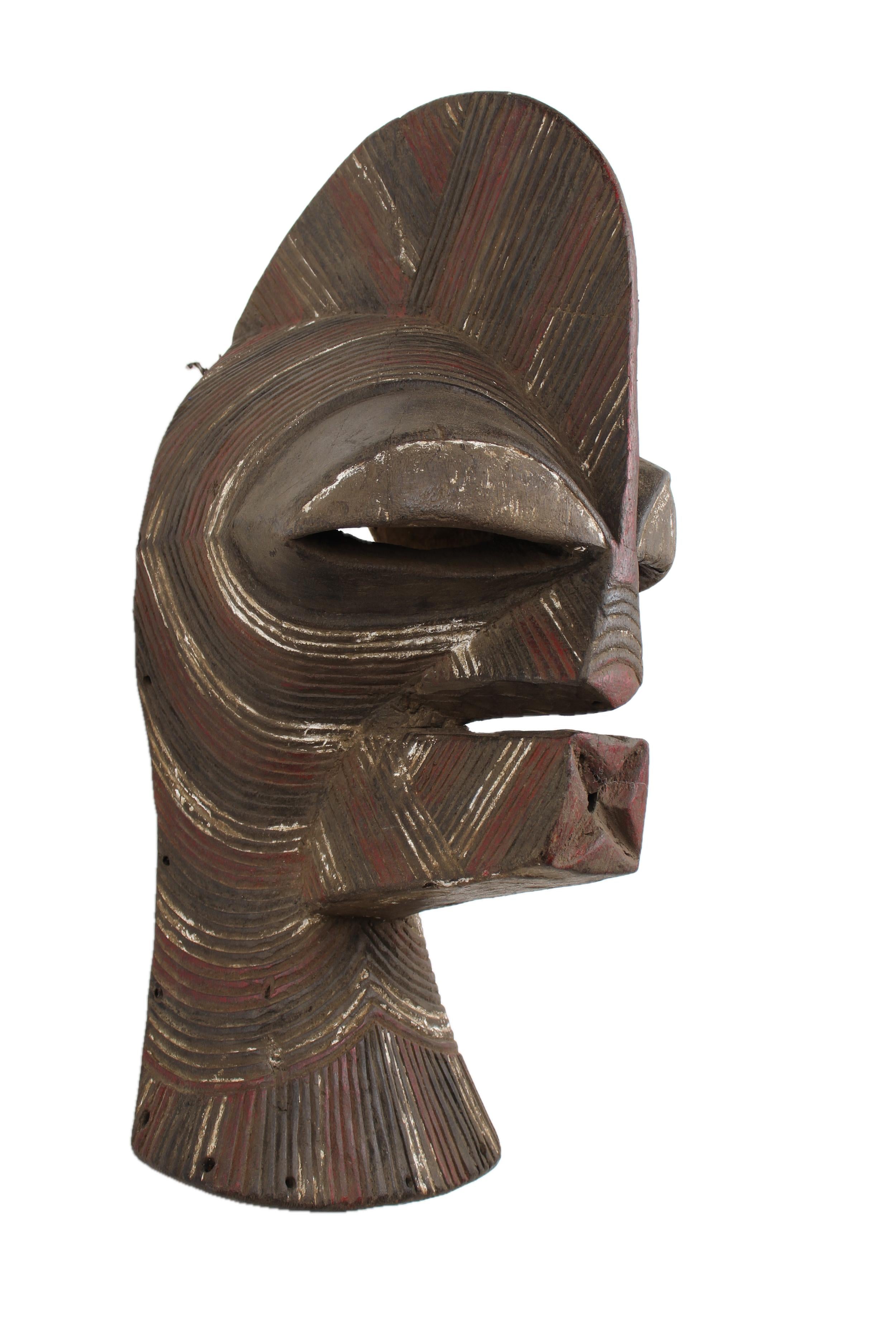 Basonge/Songye Tribe Mask ~26.0" Tall - New 2025 - West African Artifacts