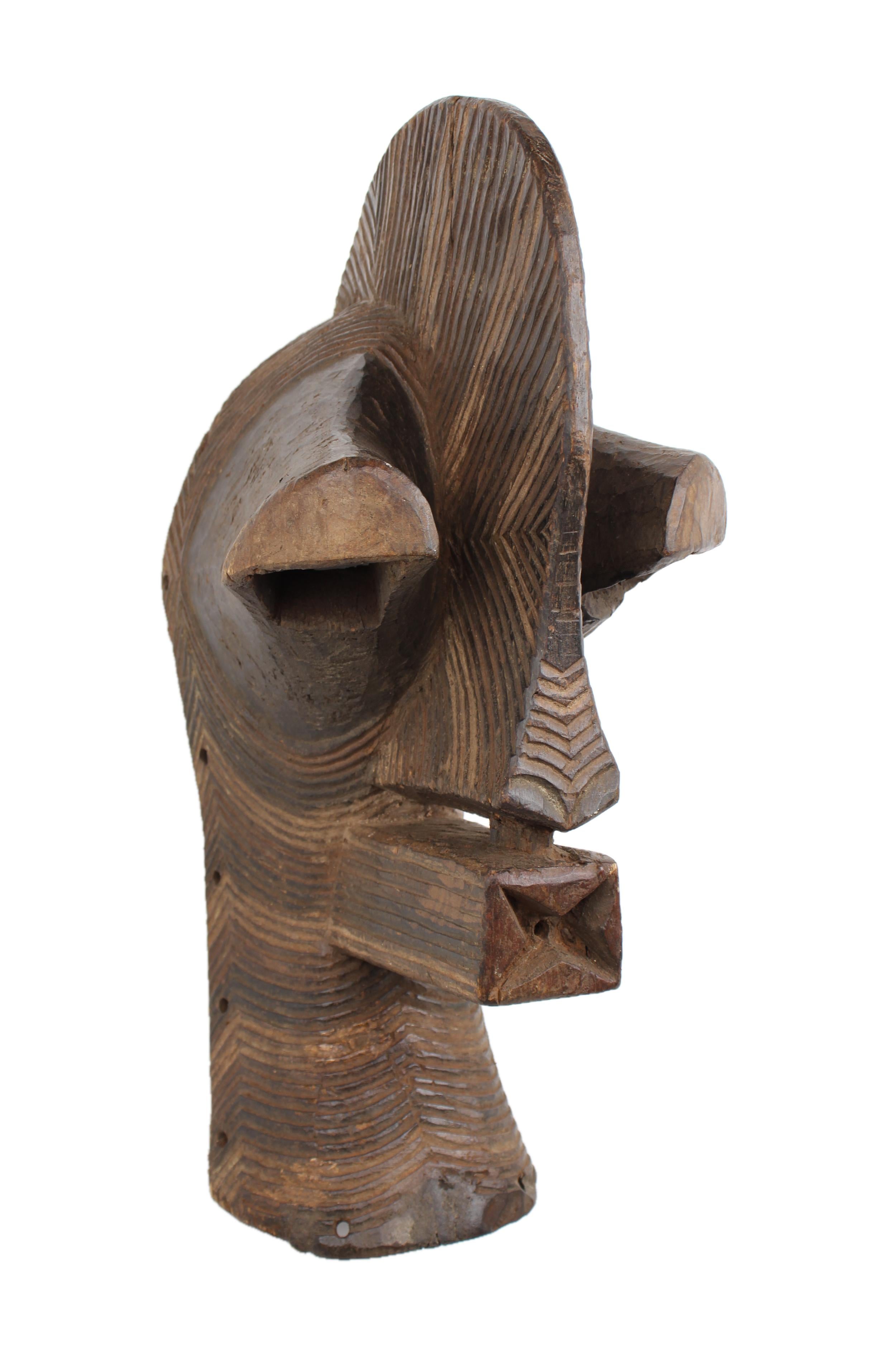 Basonge/Songye Tribe Mask ~23.2" Tall - New 2025 - West African Artifacts