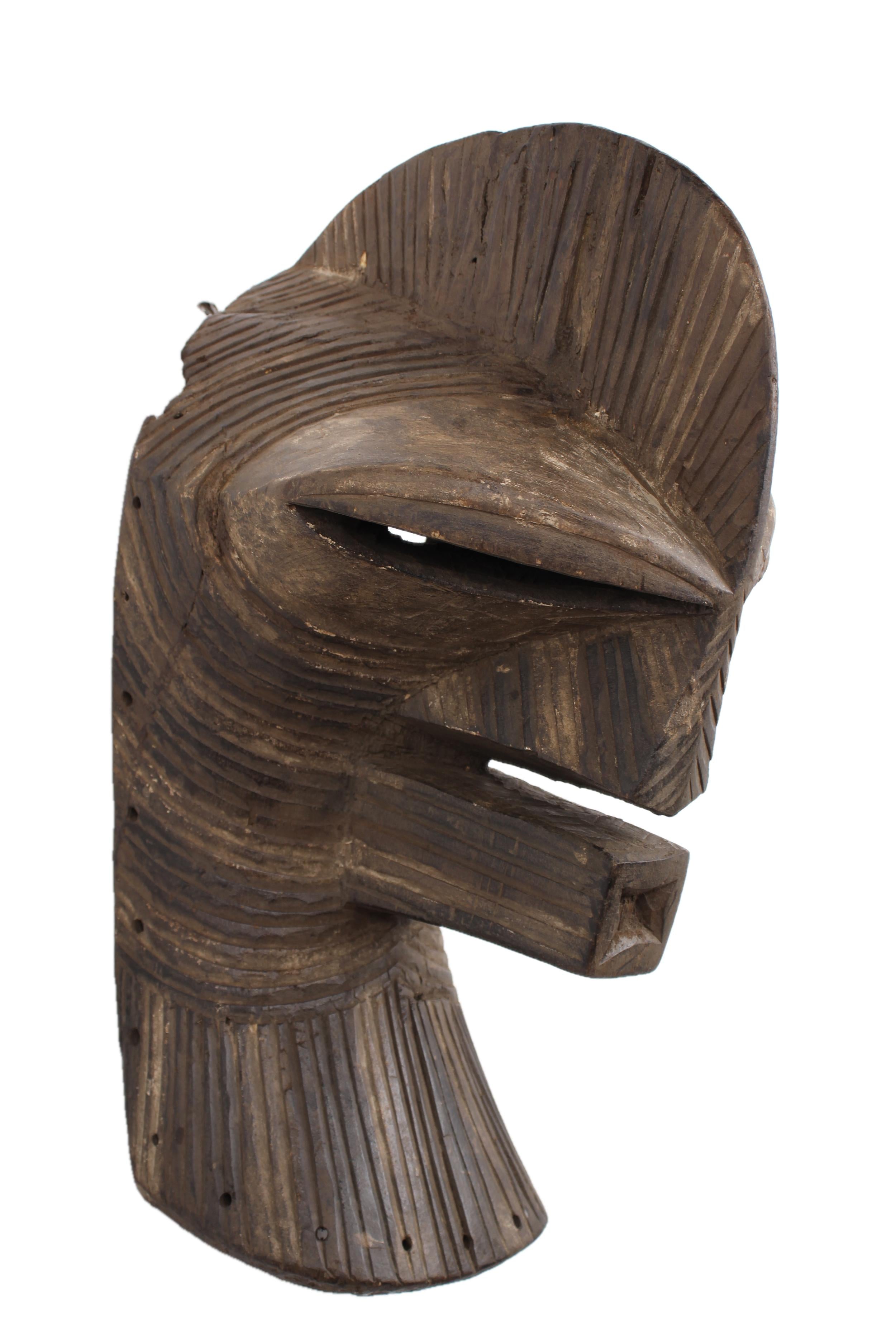 Basonge/Songye Tribe Mask ~20.9" Tall - New 2025 - West African Artifacts