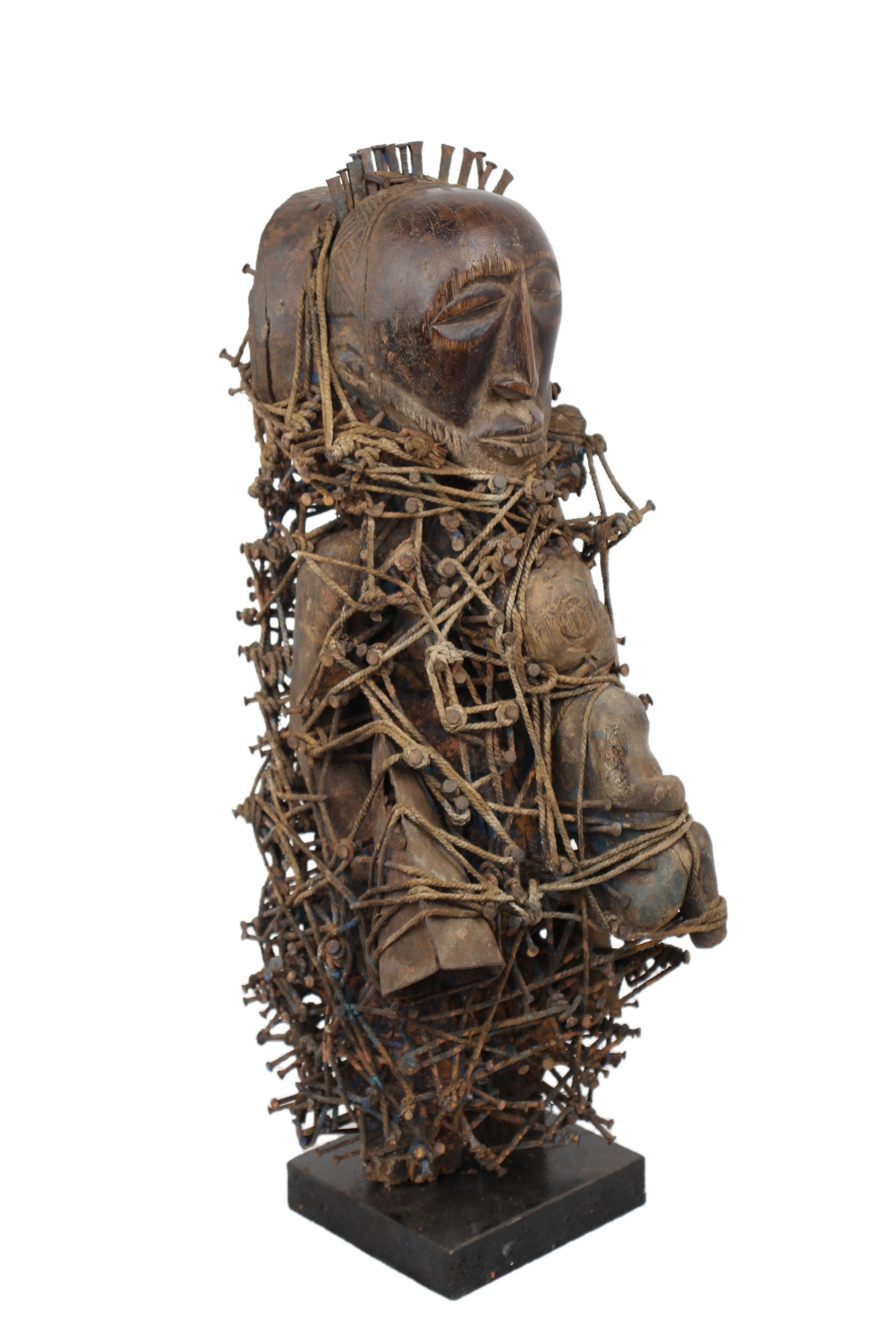 Basonge/Songye Tribe Statue ~26.4" Tall - New 2025