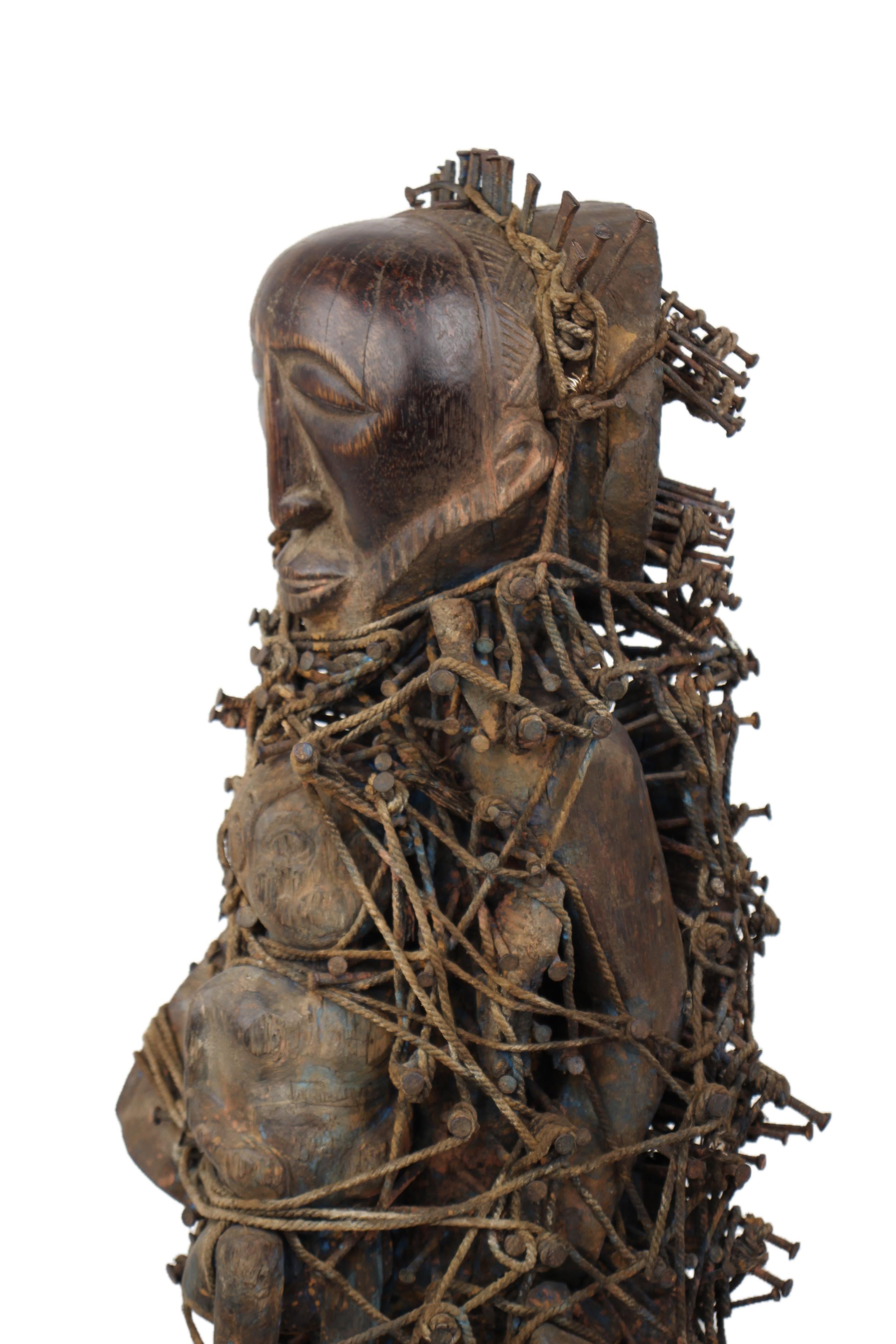 Basonge/Songye Tribe Statue ~26.4" Tall - New 2025 - West African Artifacts