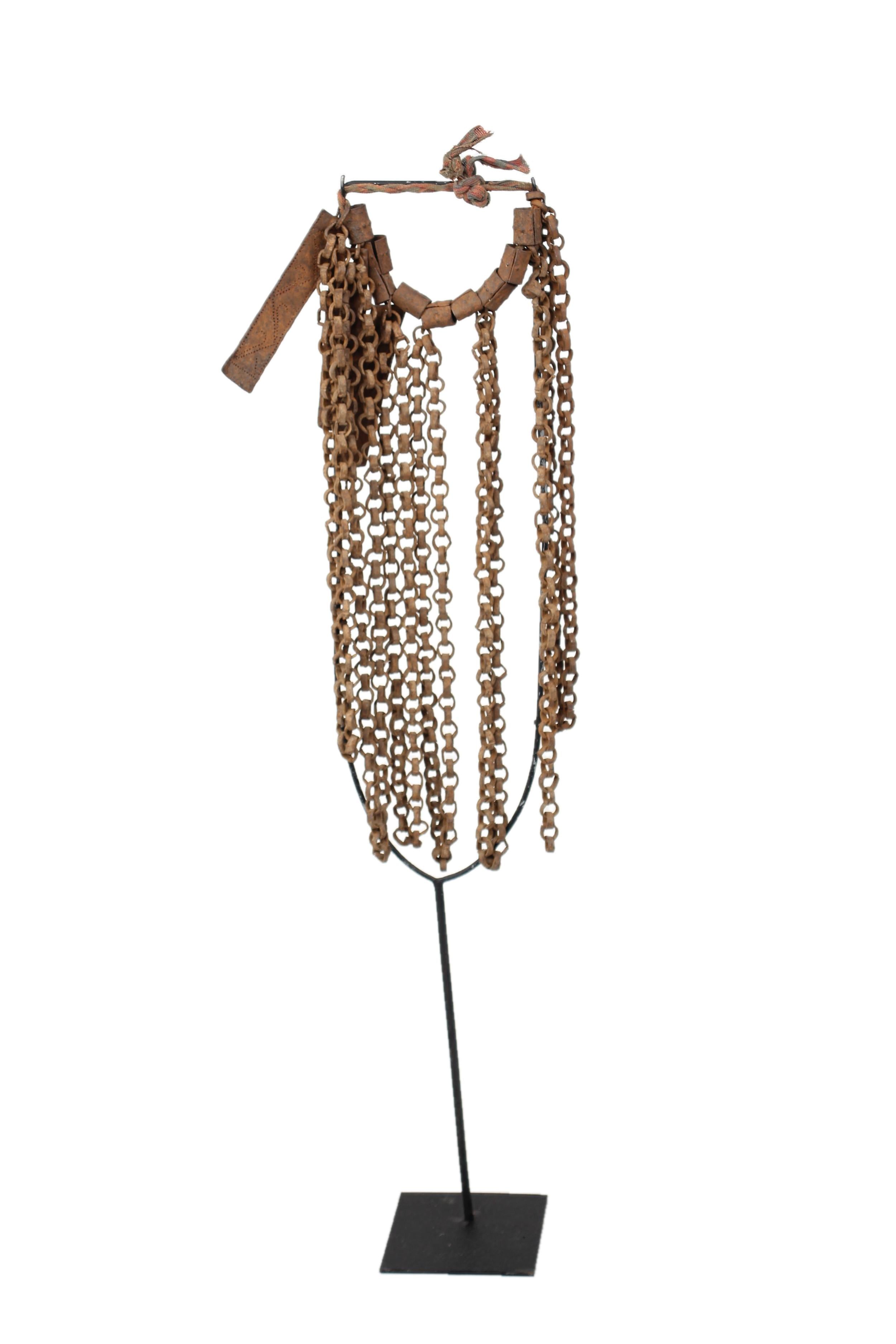 Kapsiki/Higi Tribe Metal Chain Apron ~27.2" Tall - New 2025