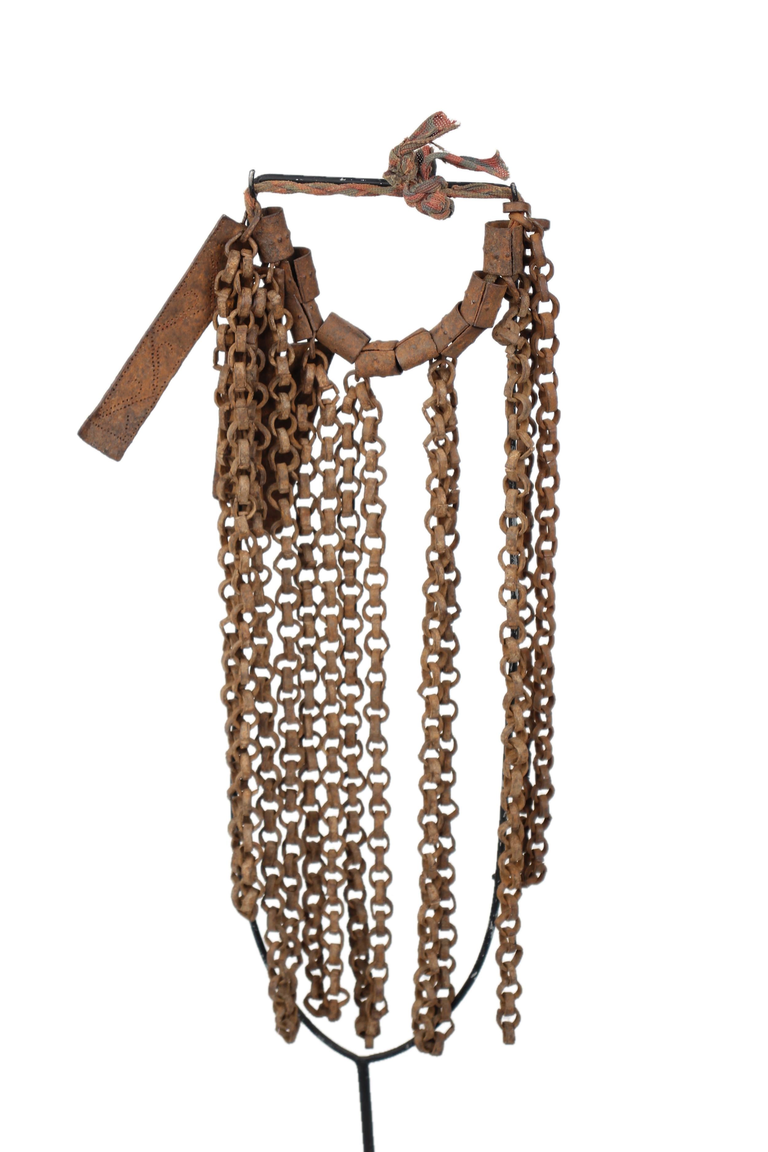 Kapsiki/Higi Tribe Metal Chain Apron ~27.2" Tall - New 2025