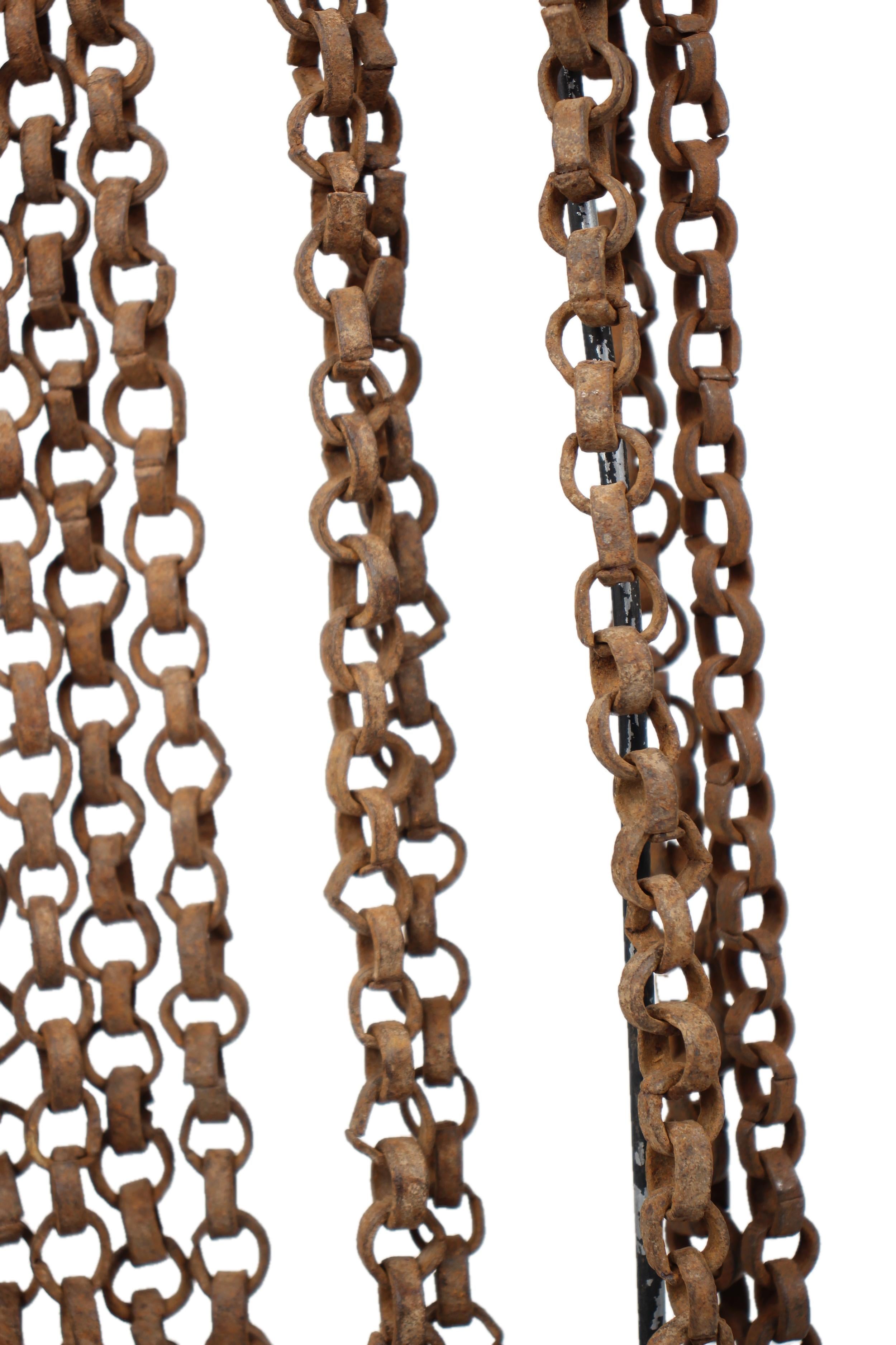 Kapsiki/Higi Tribe Metal Chain Apron ~27.2" Tall - New 2025 - West African Artifacts