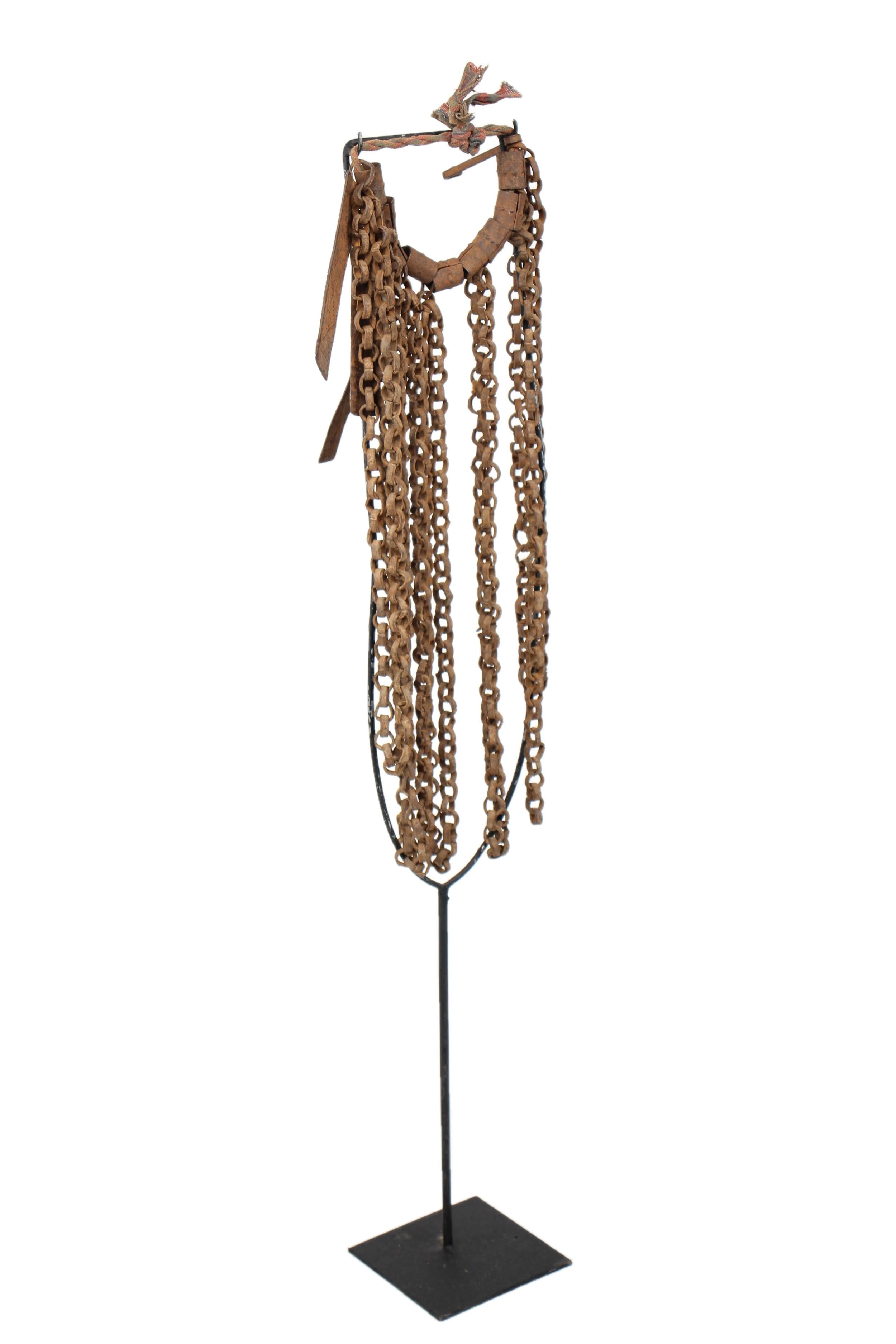 Kapsiki/Higi Tribe Metal Chain Apron ~27.2" Tall - New 2025 - West African Artifacts