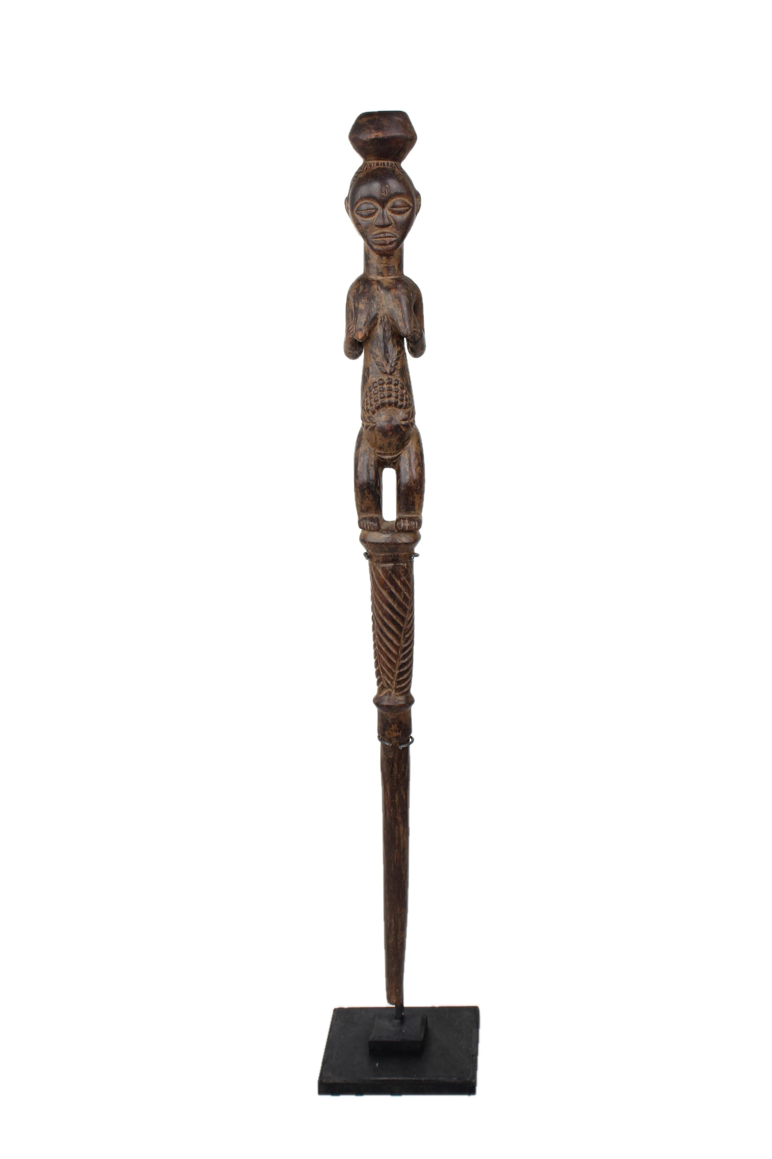 Fang Tribe Walking Stick ~40.9" Tall - New 2025