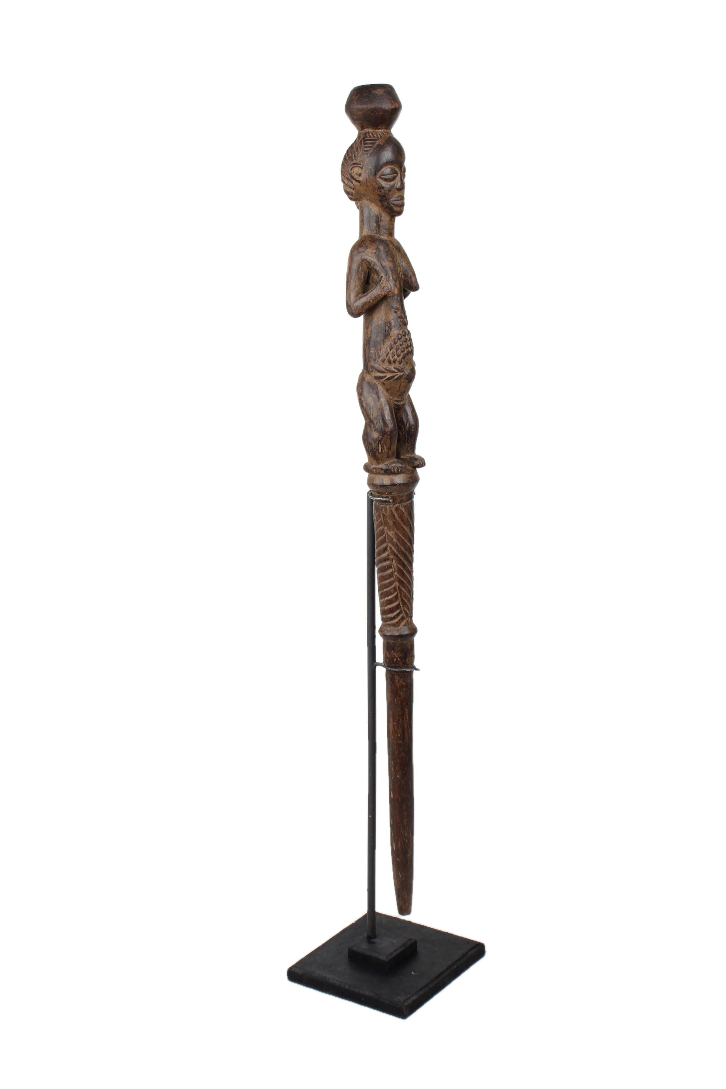 Fang Tribe Walking Stick ~40.9" Tall - New 2025