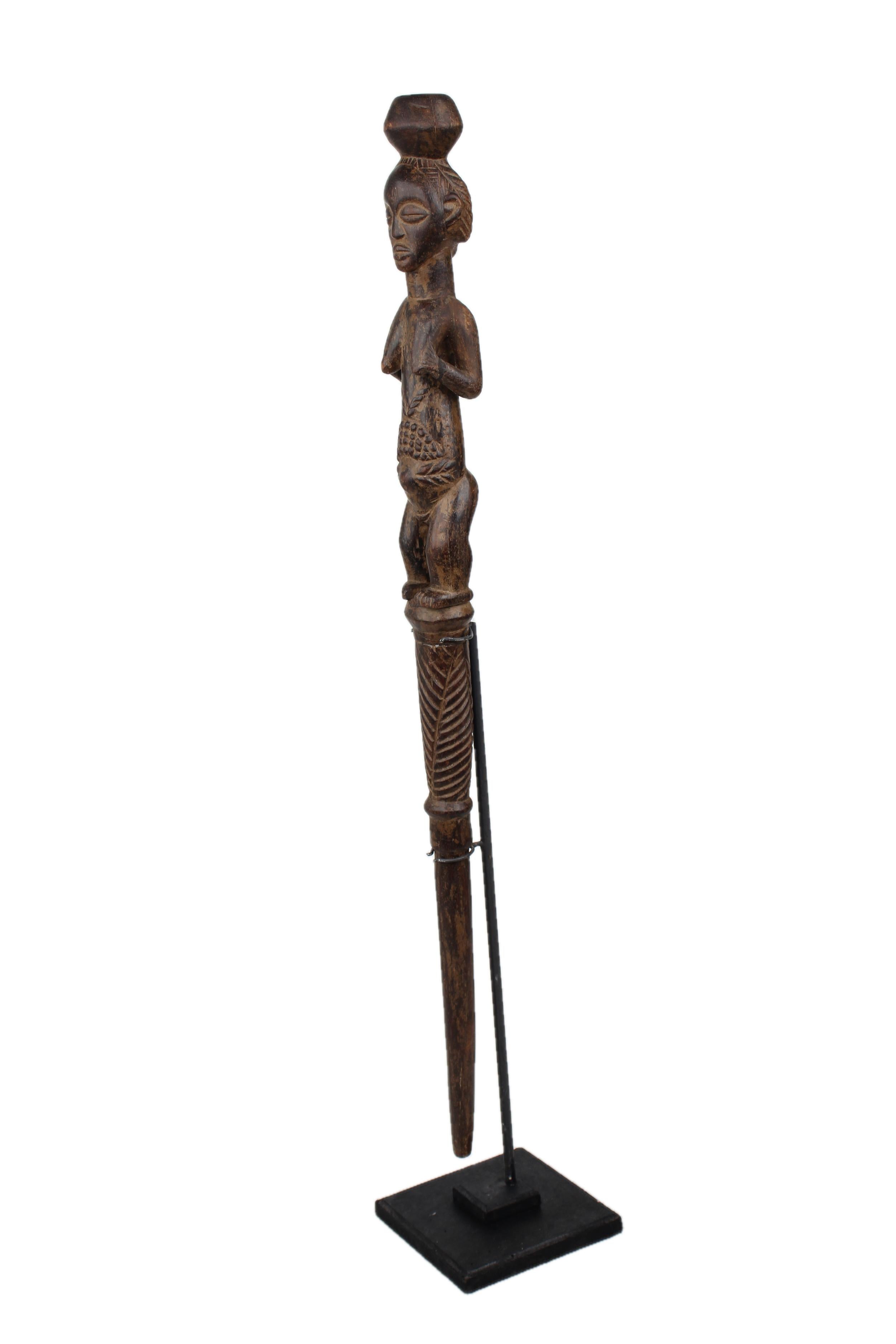 Fang Tribe Walking Stick ~40.9" Tall - New 2025 - West African Artifacts