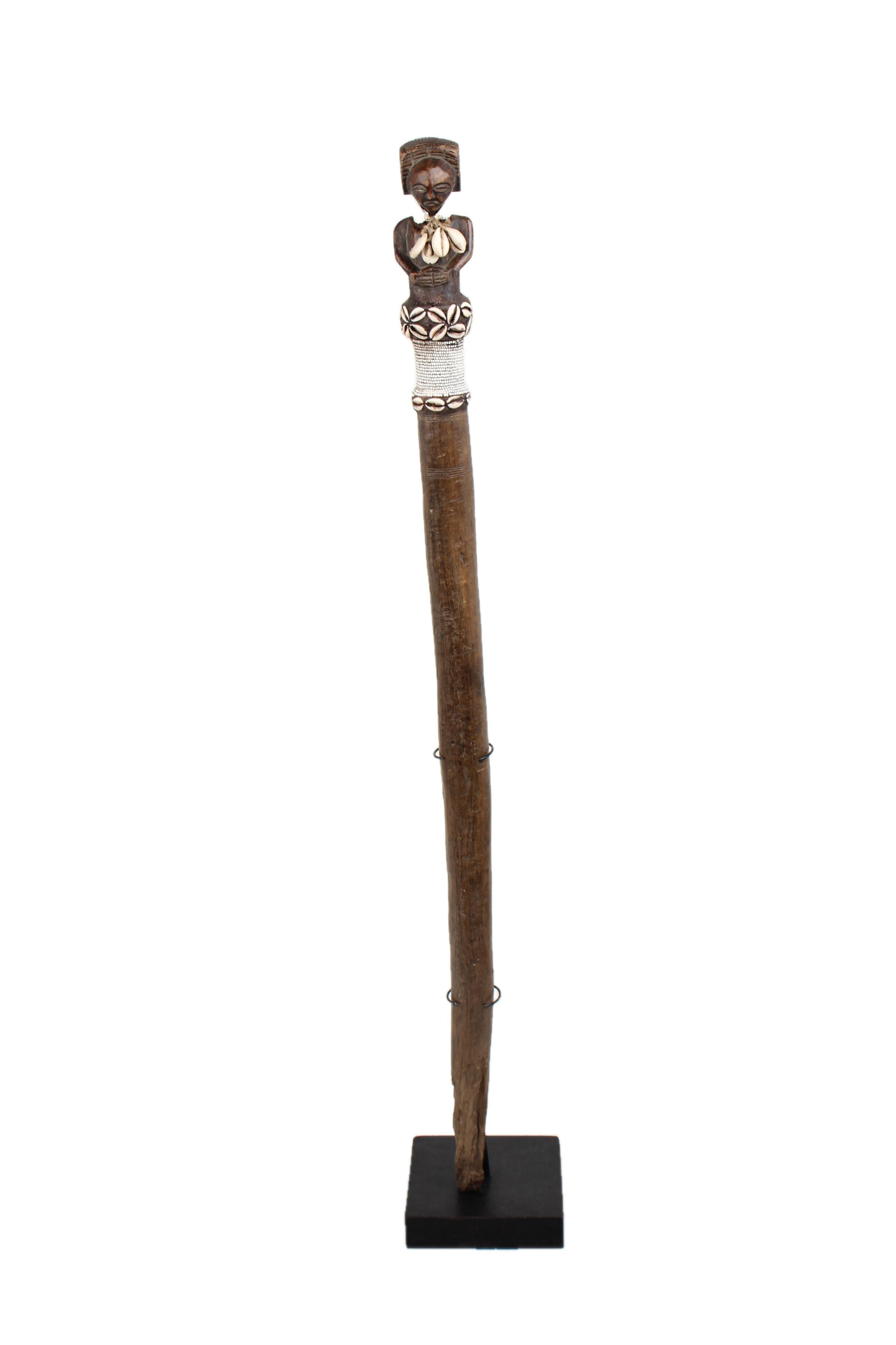 Igbo/Ibo Tribe Walking Stick ~0.4" Tall - New 2025