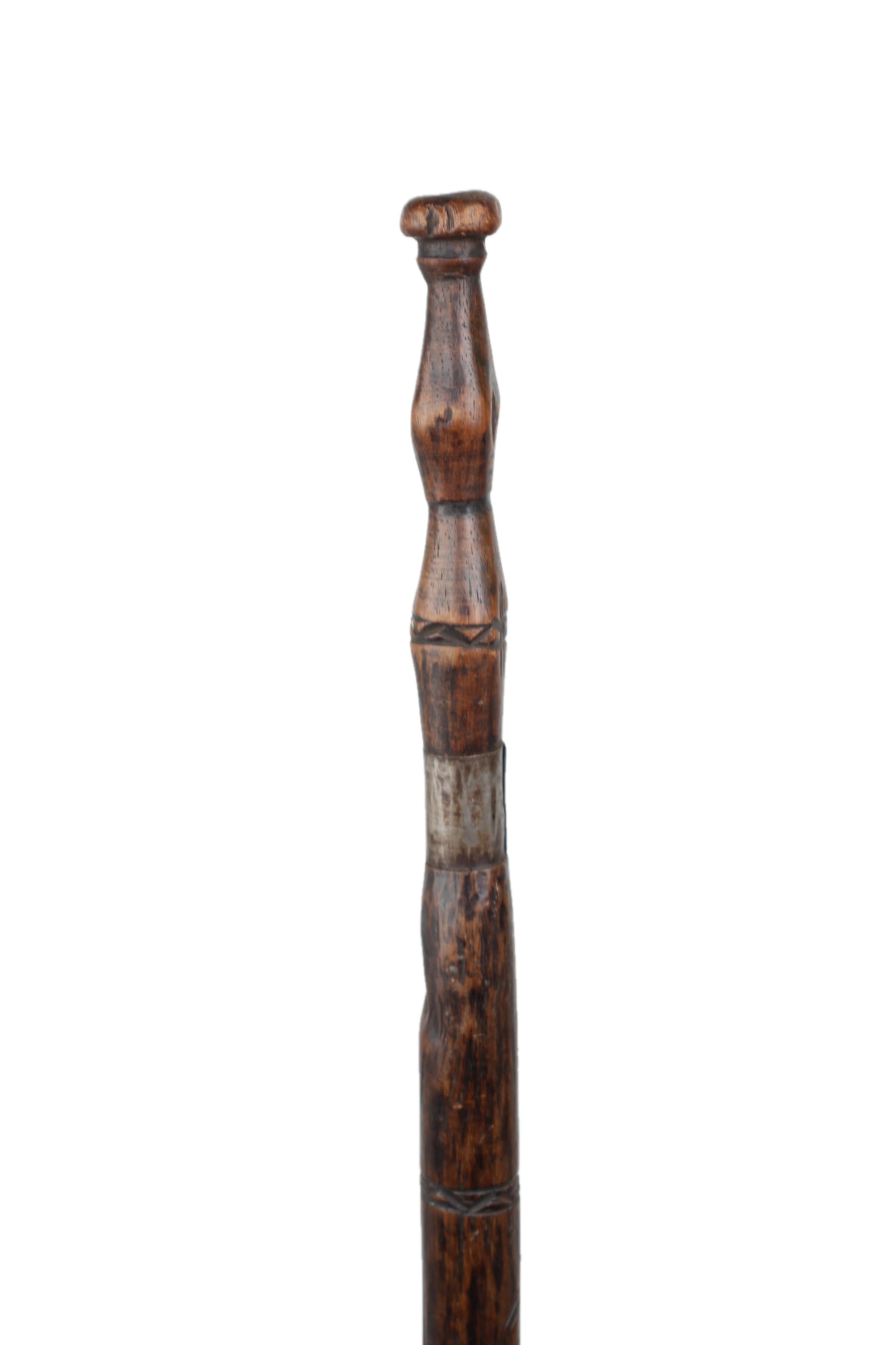 Igbo/Ibo Tribe Walking Stick ~40.2" Tall - New 2025 - West African Artifacts