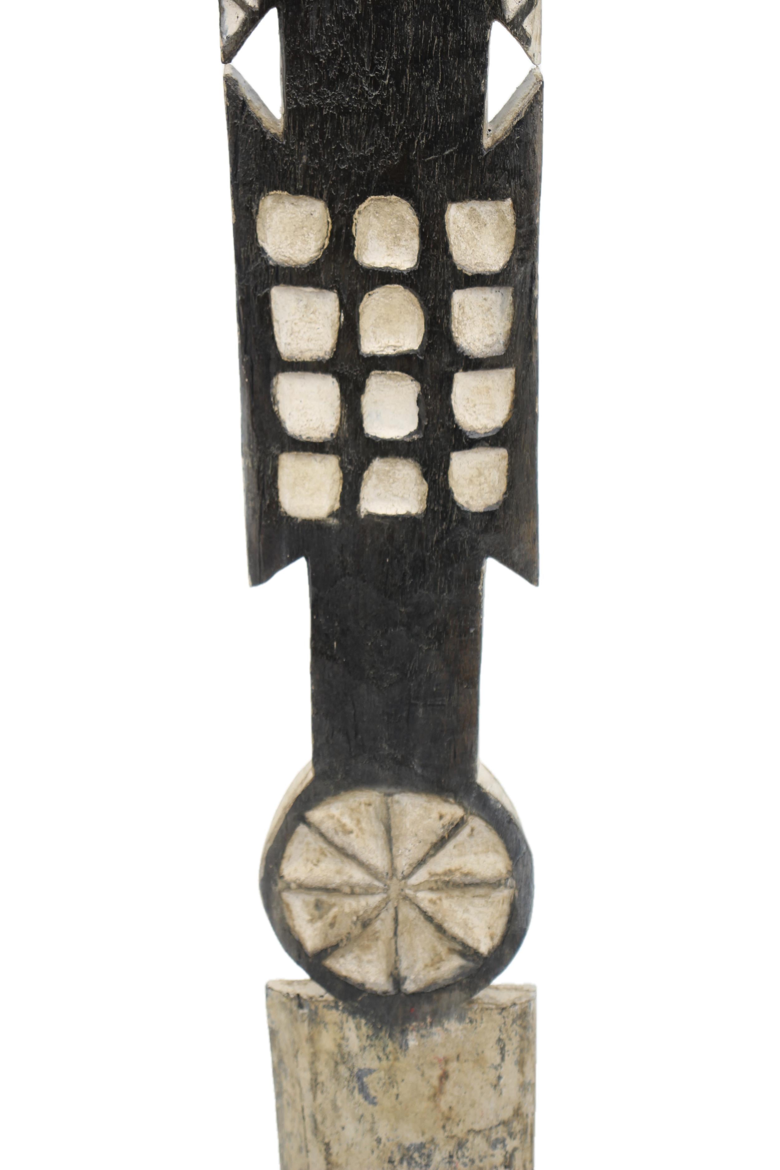 Bwa Tribe Wooden Figure ~60.6" Tall - New 2025 - Wooden and Basket Artifacts