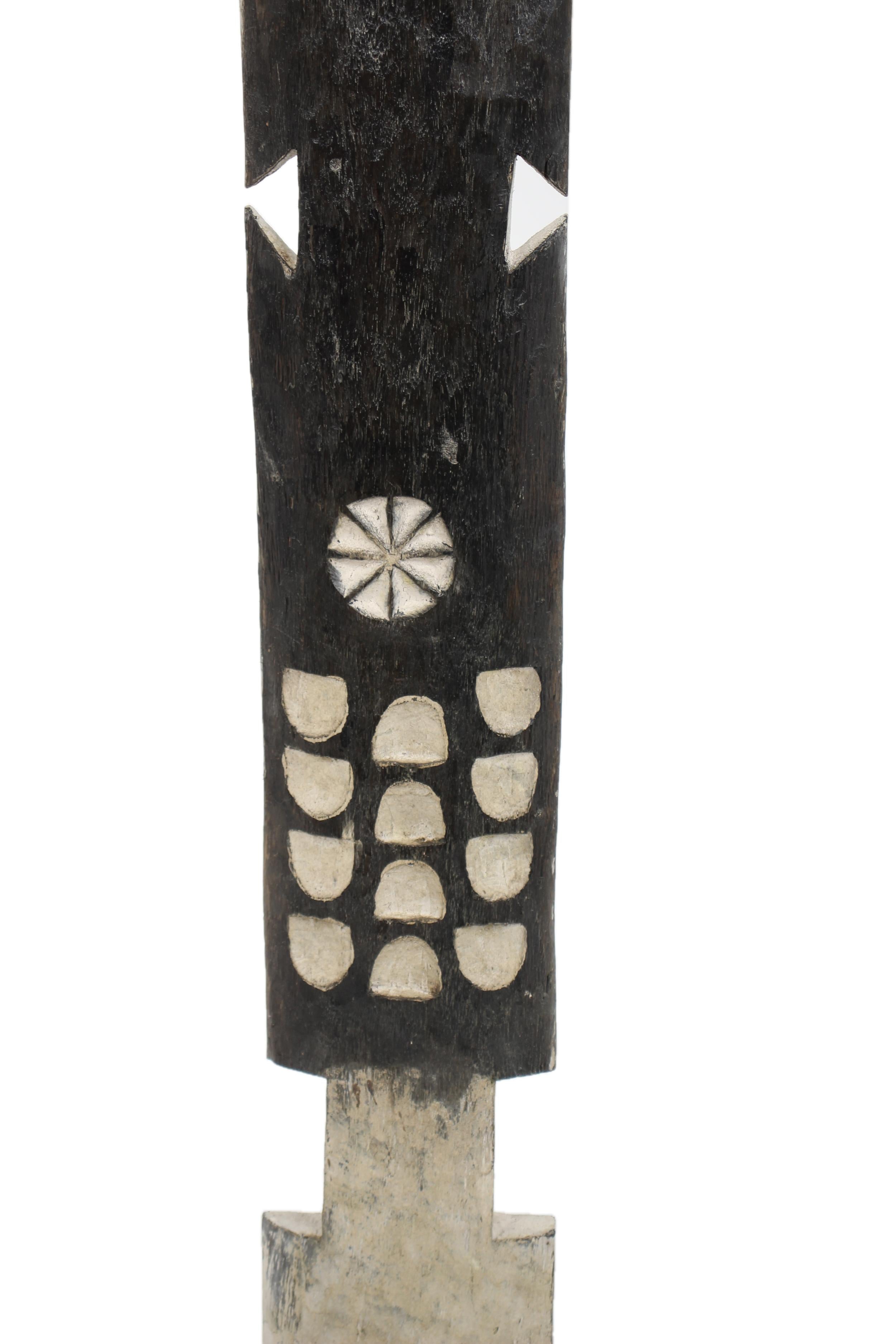 Bwa Tribe Wooden Figure ~26.8" Tall - New 2025 - Wooden and Basket Artifacts