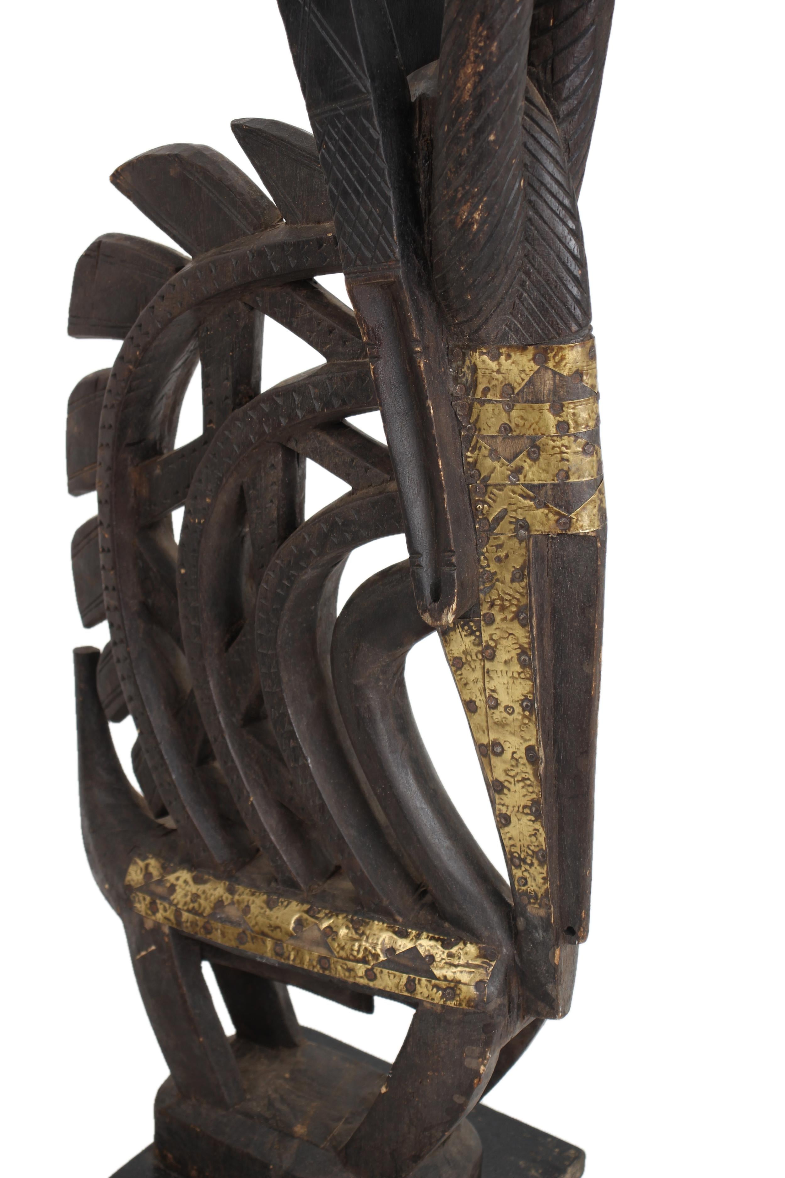 Bambara (Bamana) Tribe Chi Wara Figurine ~39.8" Tall - New 2025 - West African Artifacts