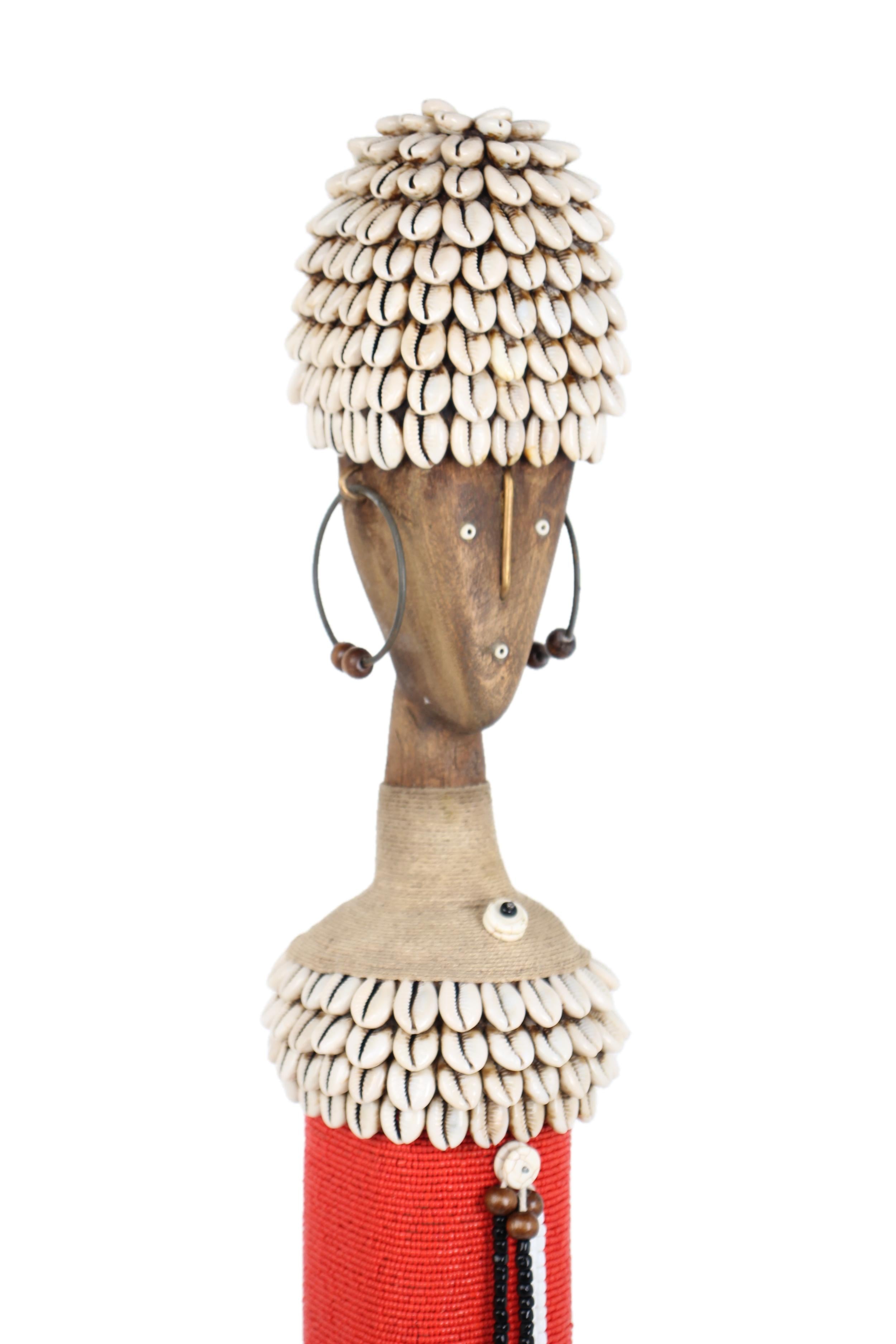 Namji Tribe Doll ~48.8" Tall - New 2025 - Beaded Artifacts