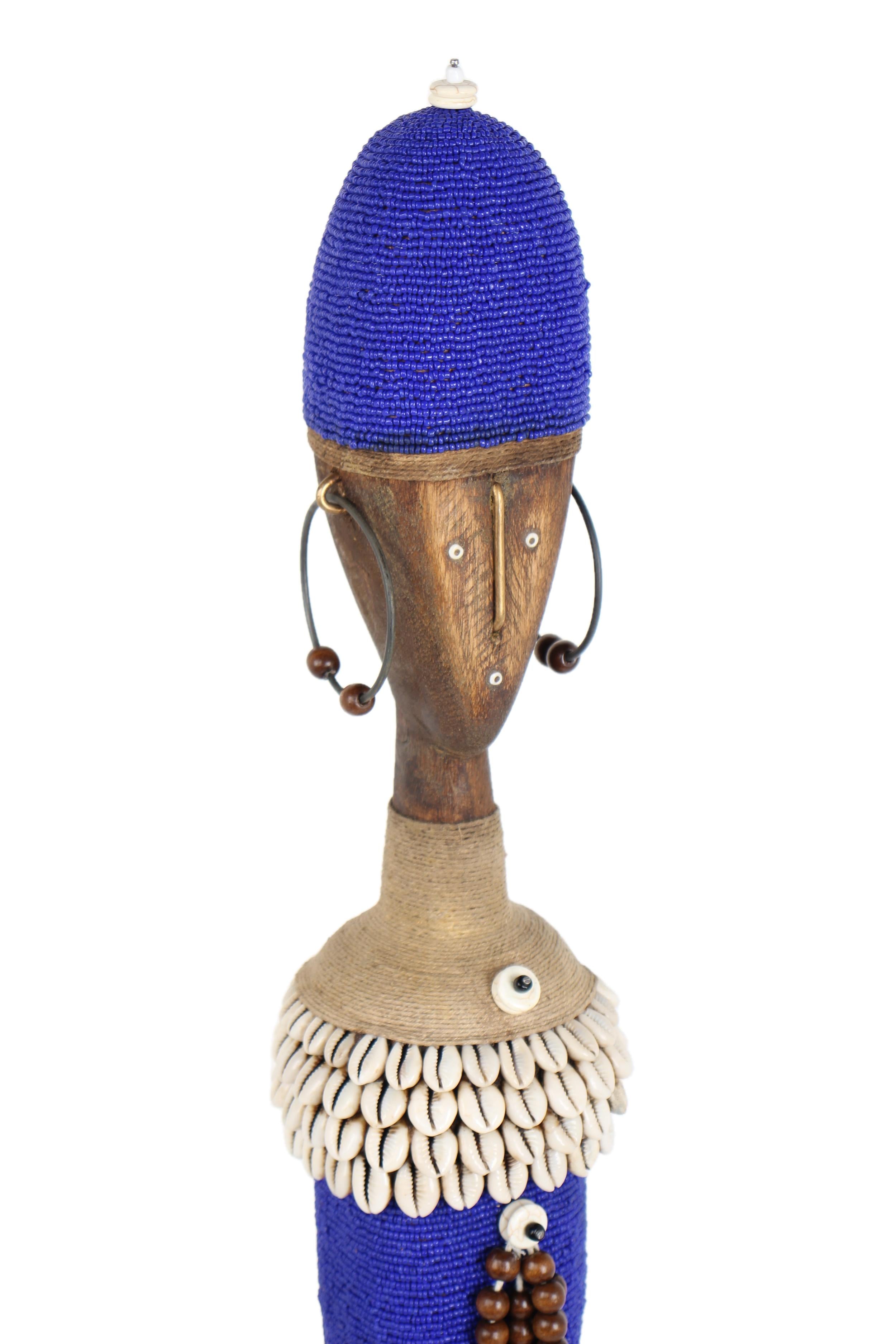 Namji Tribe Doll ~48.0" Tall - New 2025 - Beaded Artifacts