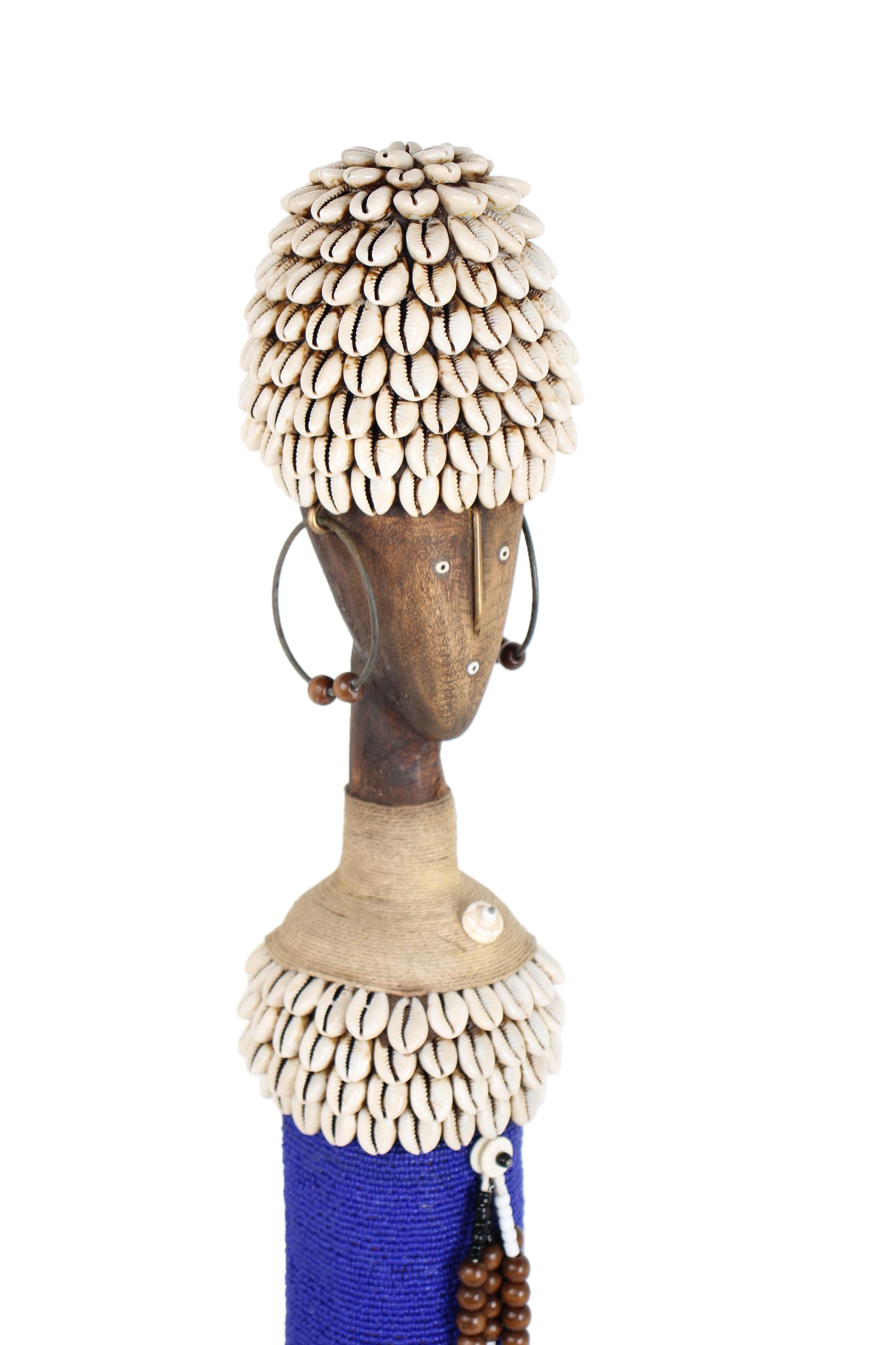 Namji Tribe Doll ~48.4" Tall - New 2025 - Beaded Artifacts