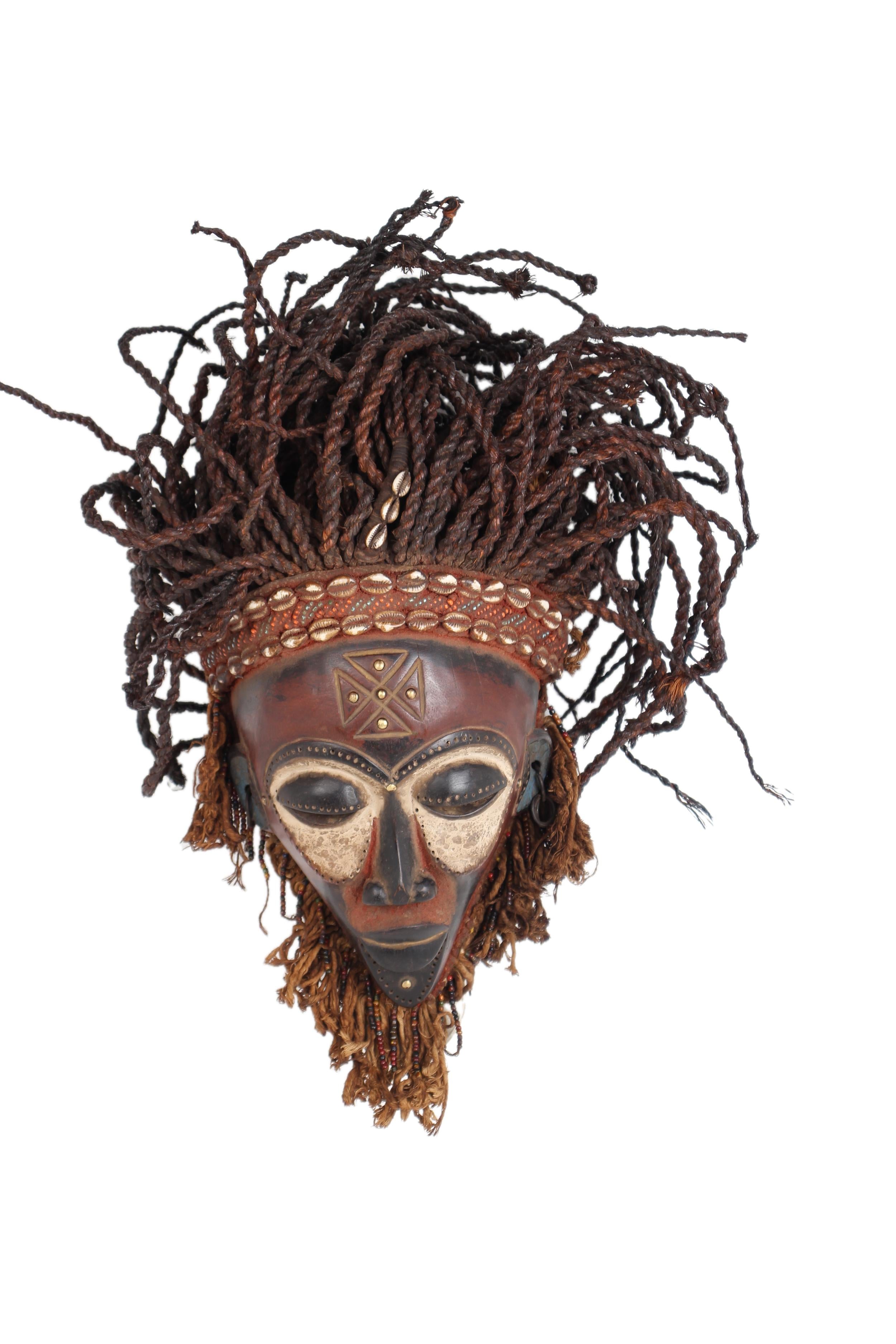 Chokwe Tribe Mask ~23.6" Tall - New 2025