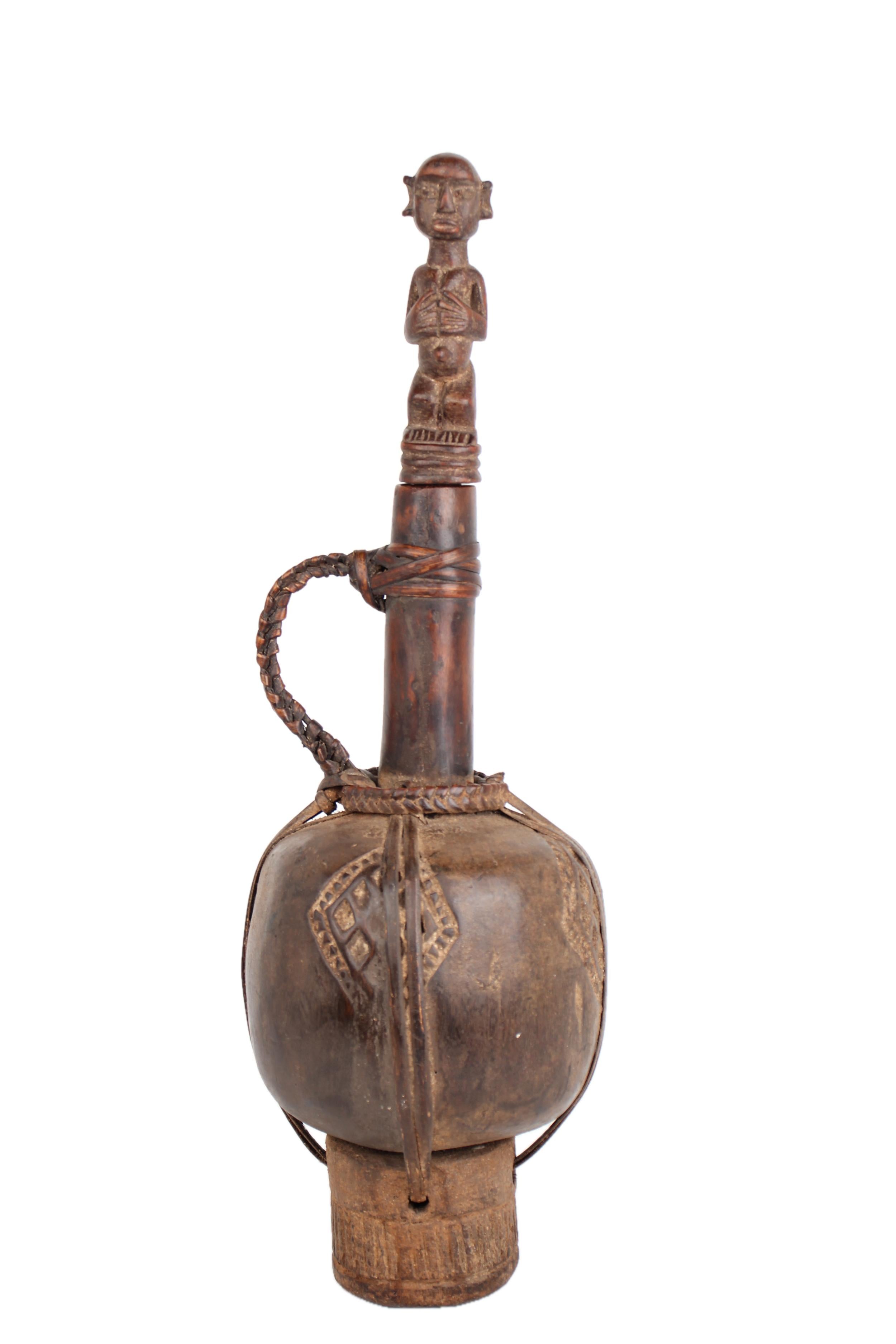 Fang Tribe Wooden Vessel ~24.0" Tall - New 2025