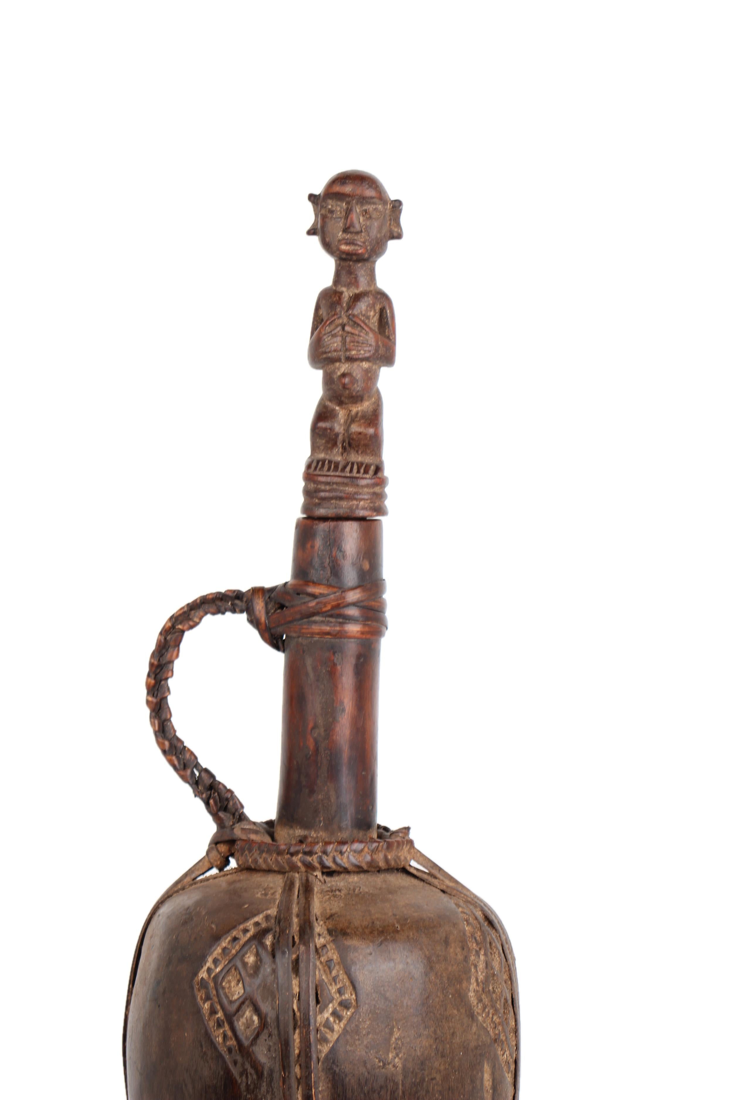 Fang Tribe Wooden Vessel ~24.0" Tall - New 2025