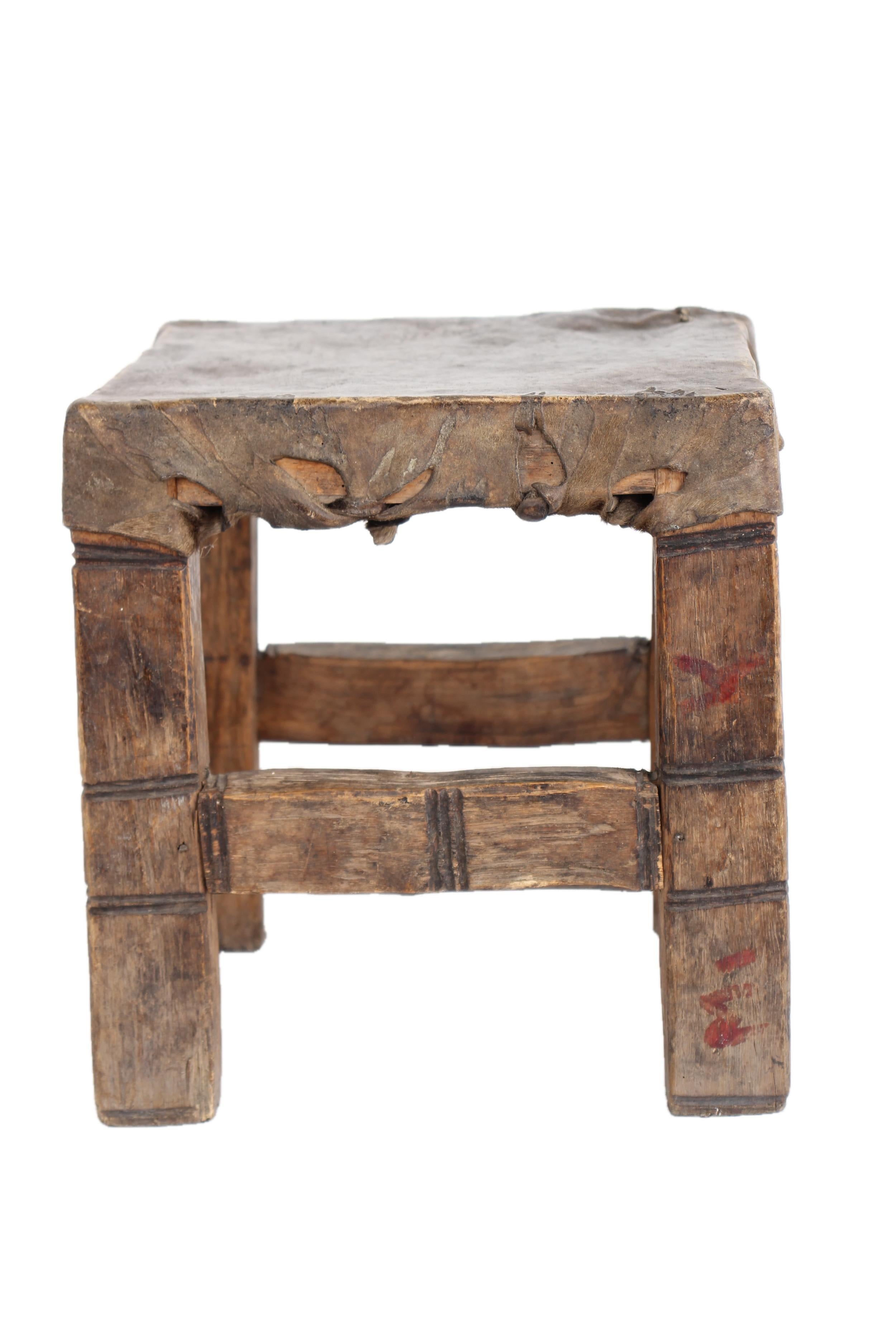 Tonga Tribe Stools ~10.6" Tall - New 2025 - Wooden and Basket Artifacts