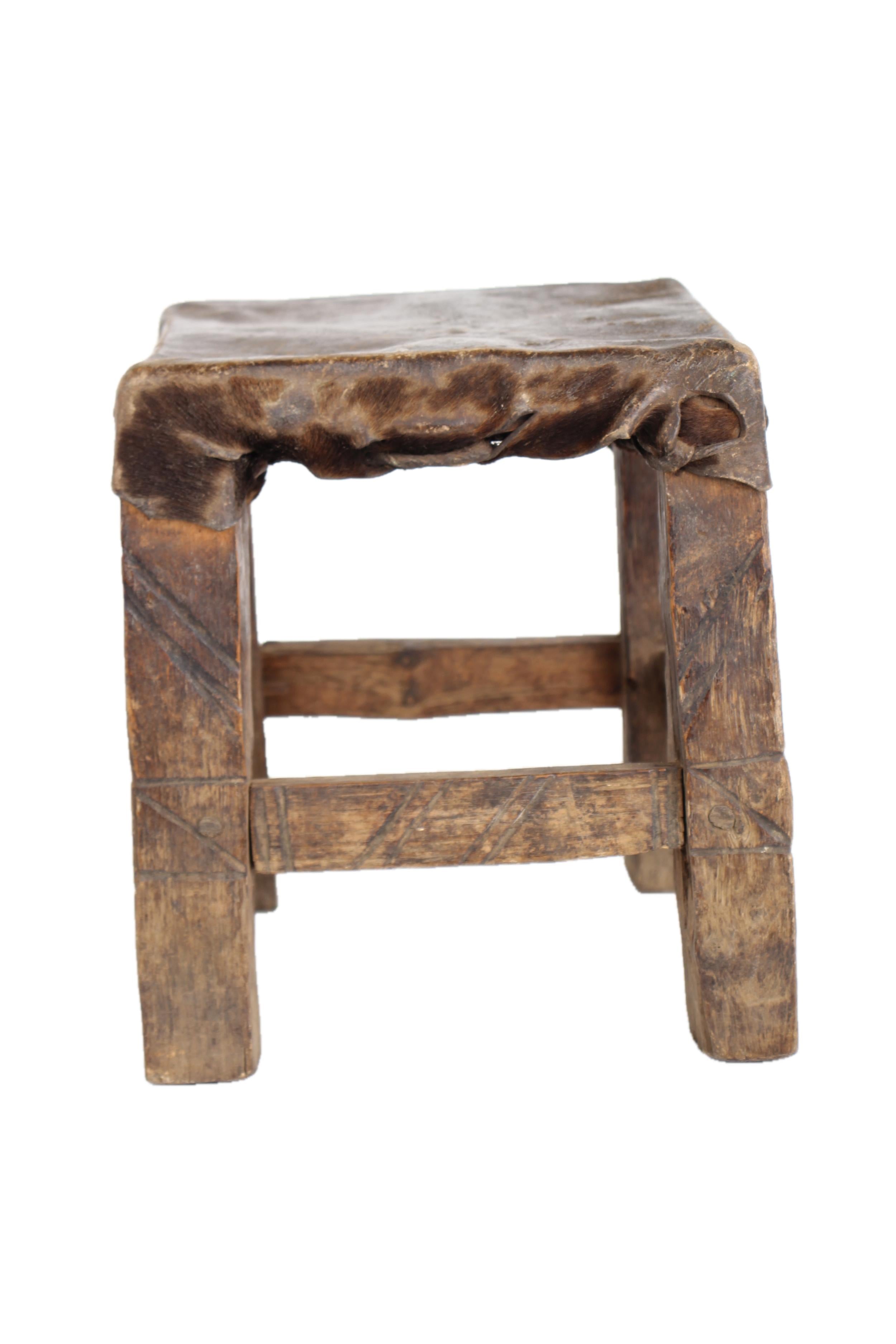 Tonga Tribe Stools ~10.6" Tall - New 2025 - Wooden and Basket Artifacts