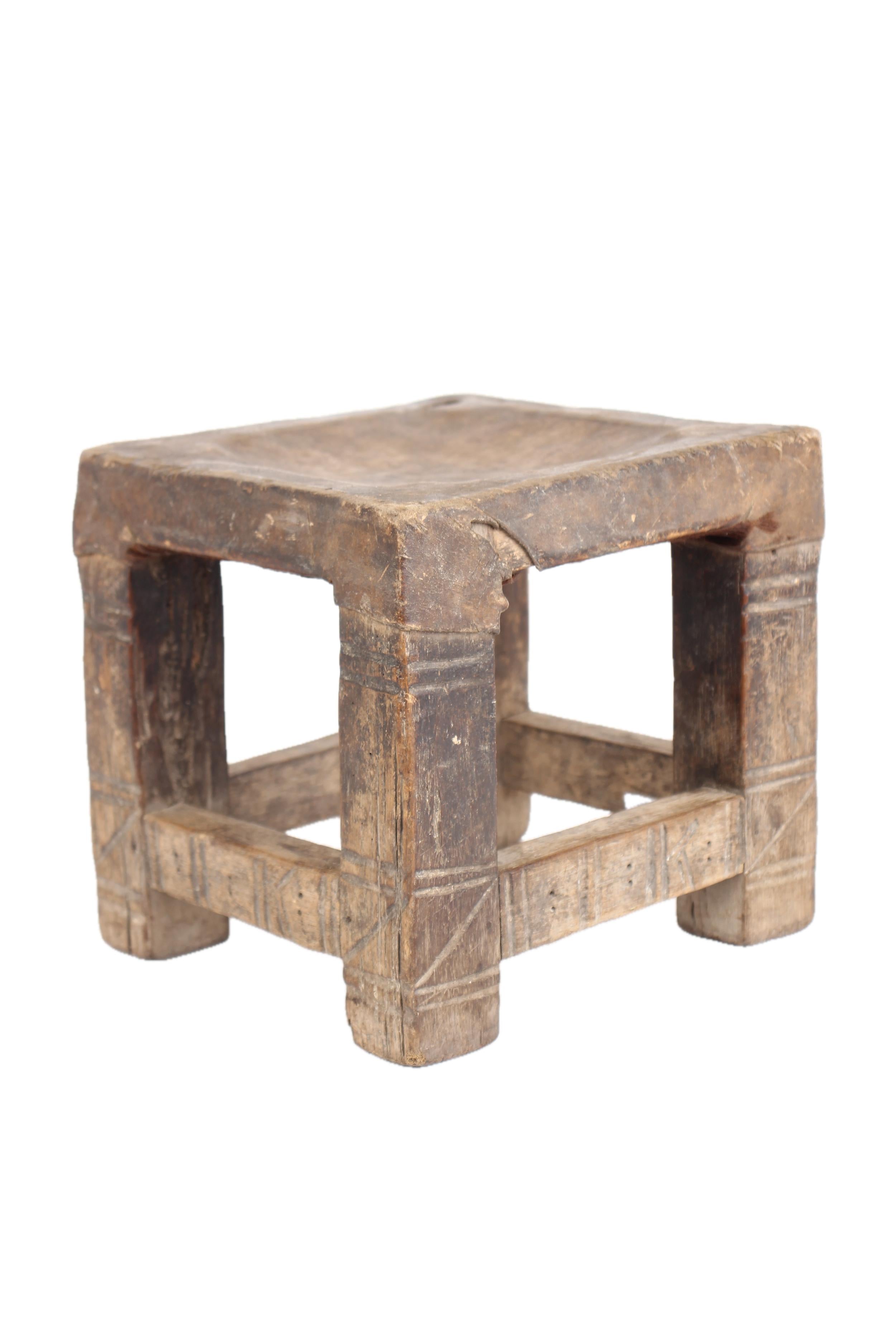 Tonga Tribe Stools ~9.8" Tall - New 2025