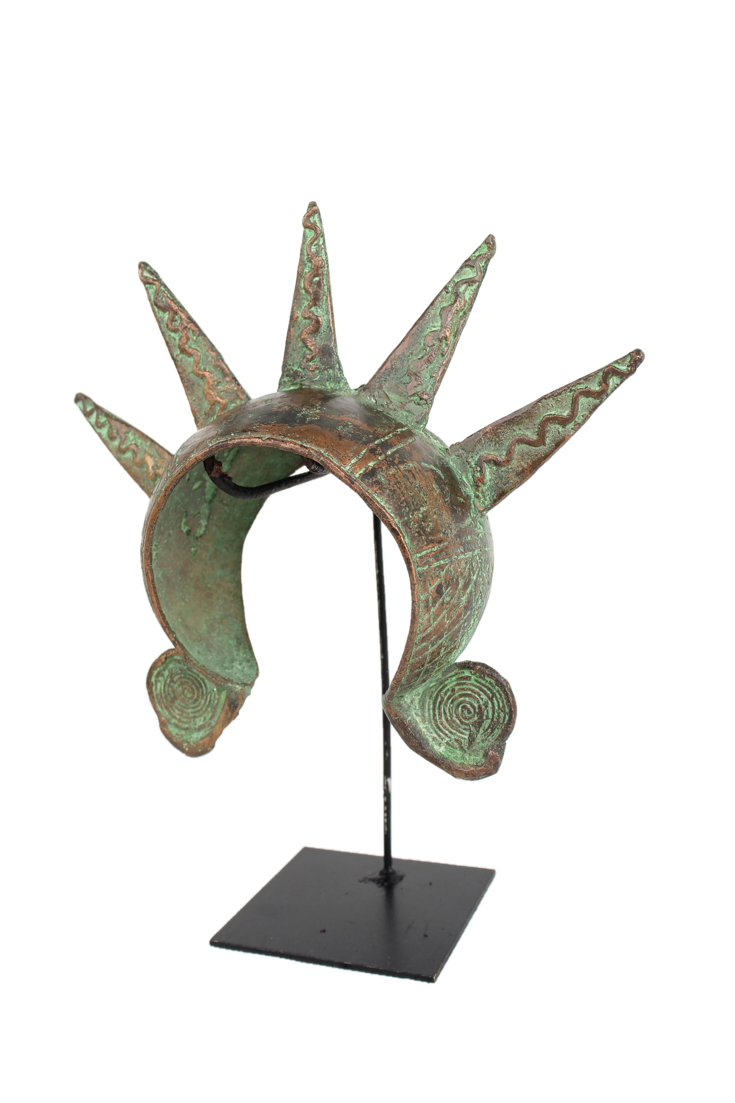 Kapsiki/Higi Tribe Bronze Currency ~8.7" Tall - New 2025 - West African Artifacts