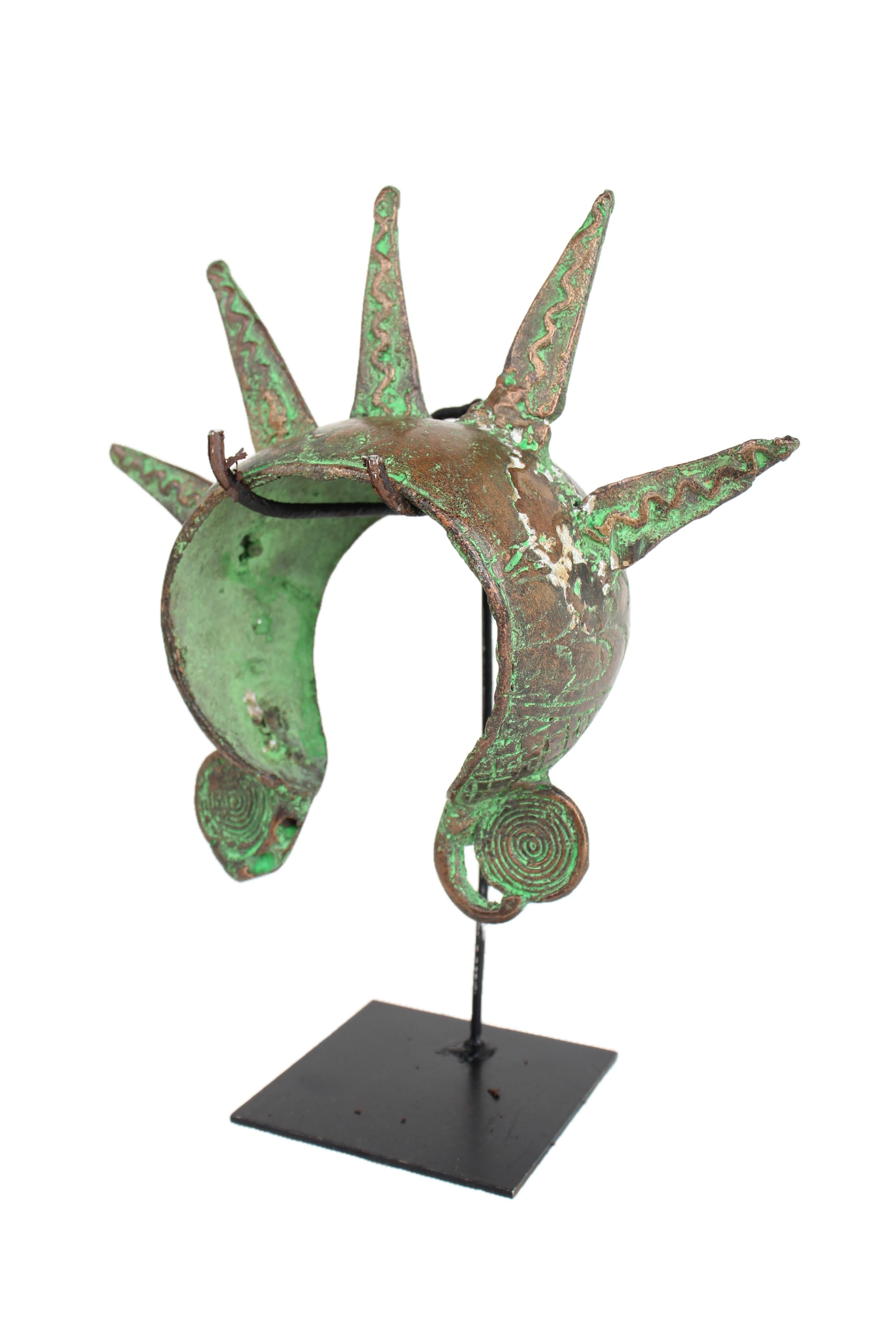 Kapsiki/Higi Tribe Bronze Currency ~9.1" Tall - New 2025 - West African Artifacts