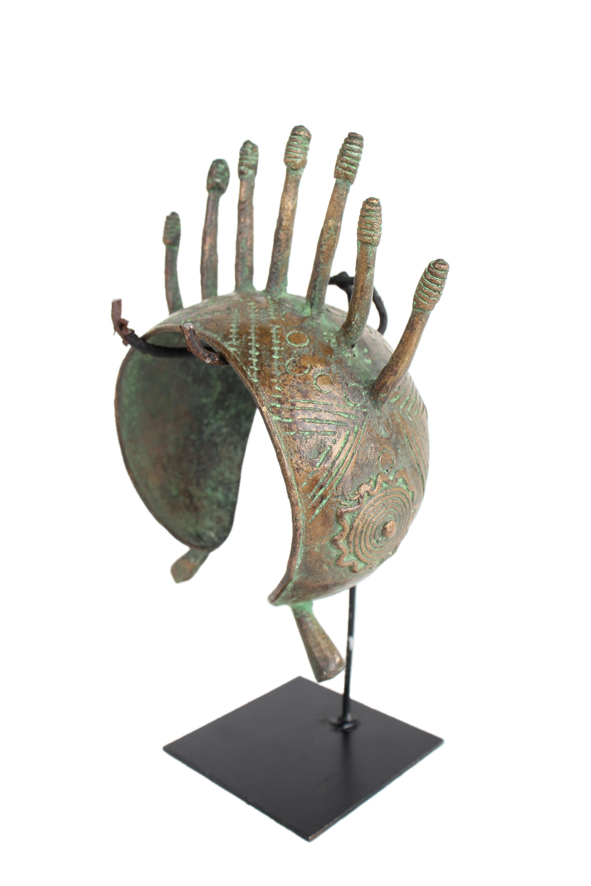 Kapsiki/Higi Tribe Bronze Currency ~8.7" Tall - New 2025 - West African Artifacts