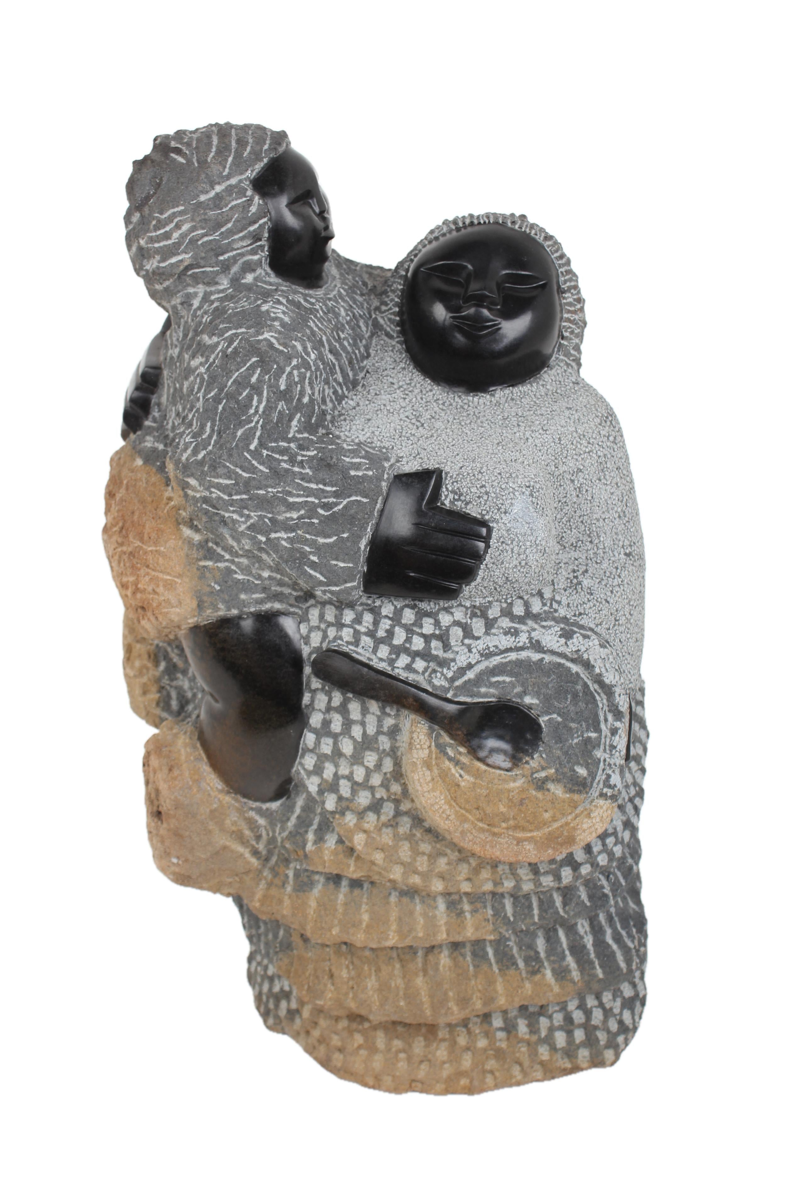 Shona Tribe Springstone Fat Mamas ~24.8" Tall - New 2025
