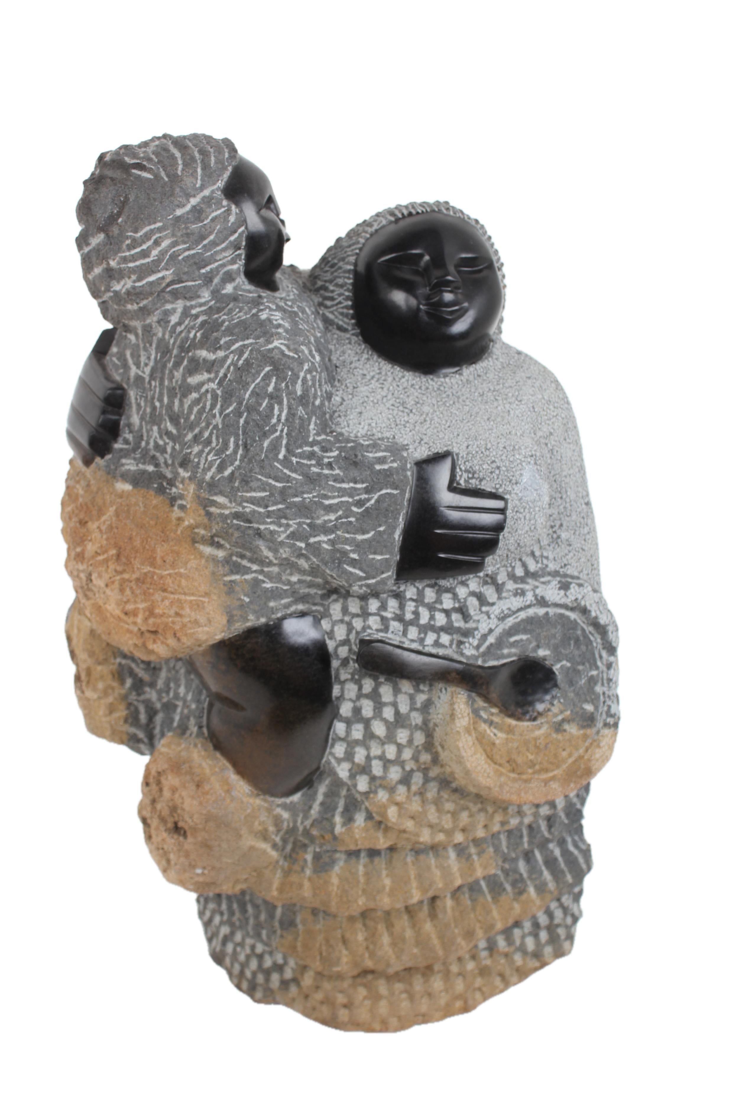 Shona Tribe Springstone Fat Mamas ~24.8" Tall - New 2025 - Shona Stone